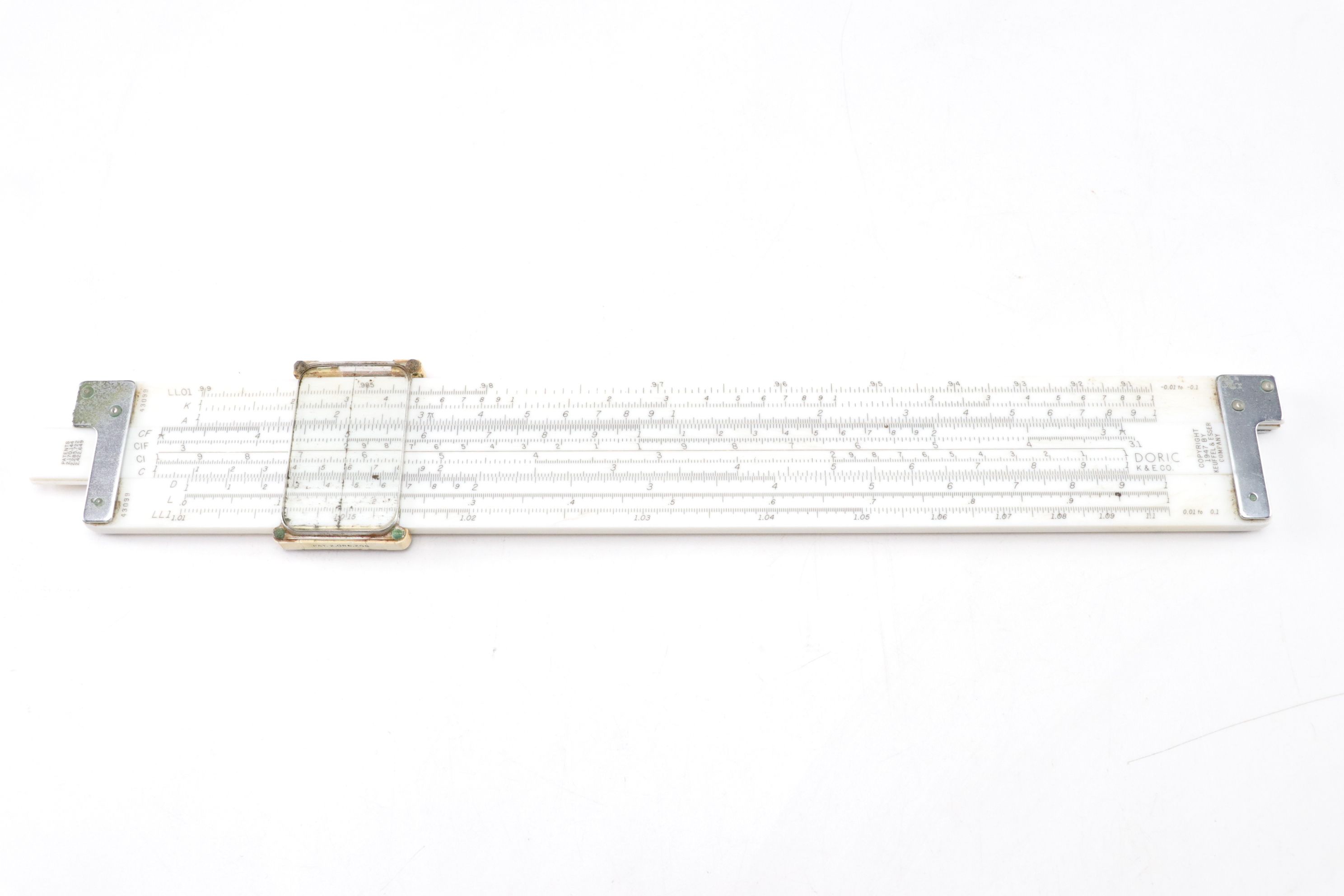 Cast Iron Stamp Embosser & Slide Calculator