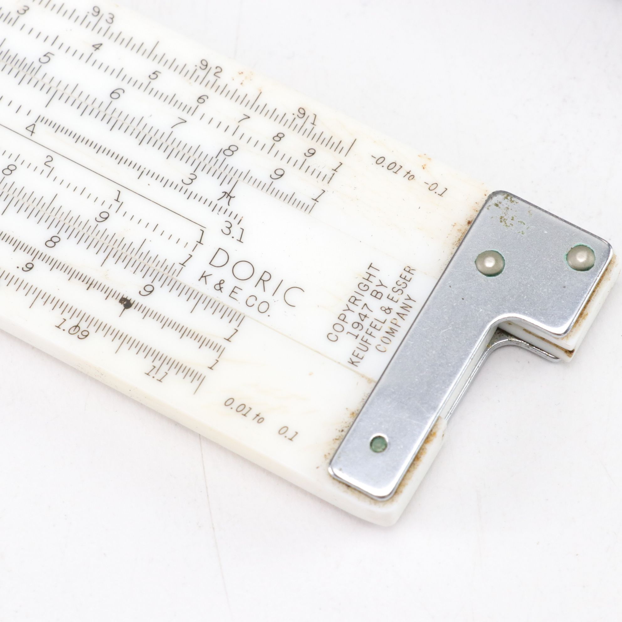 Cast Iron Stamp Embosser & Slide Calculator