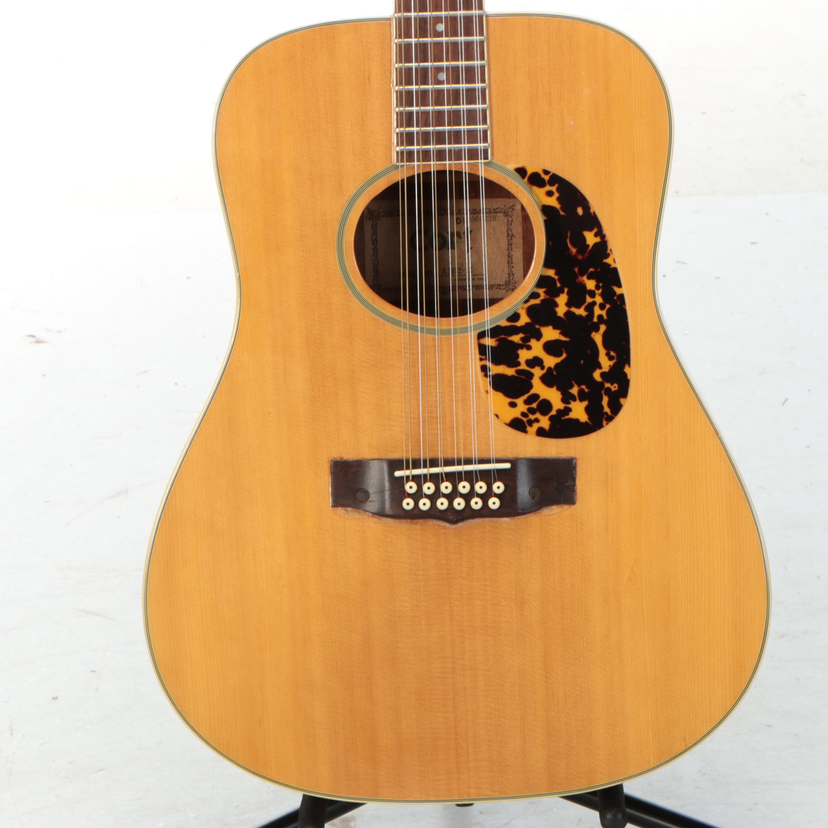 Cort Mahogany and Spruce Top AJ831-12 Acoustic Guitar