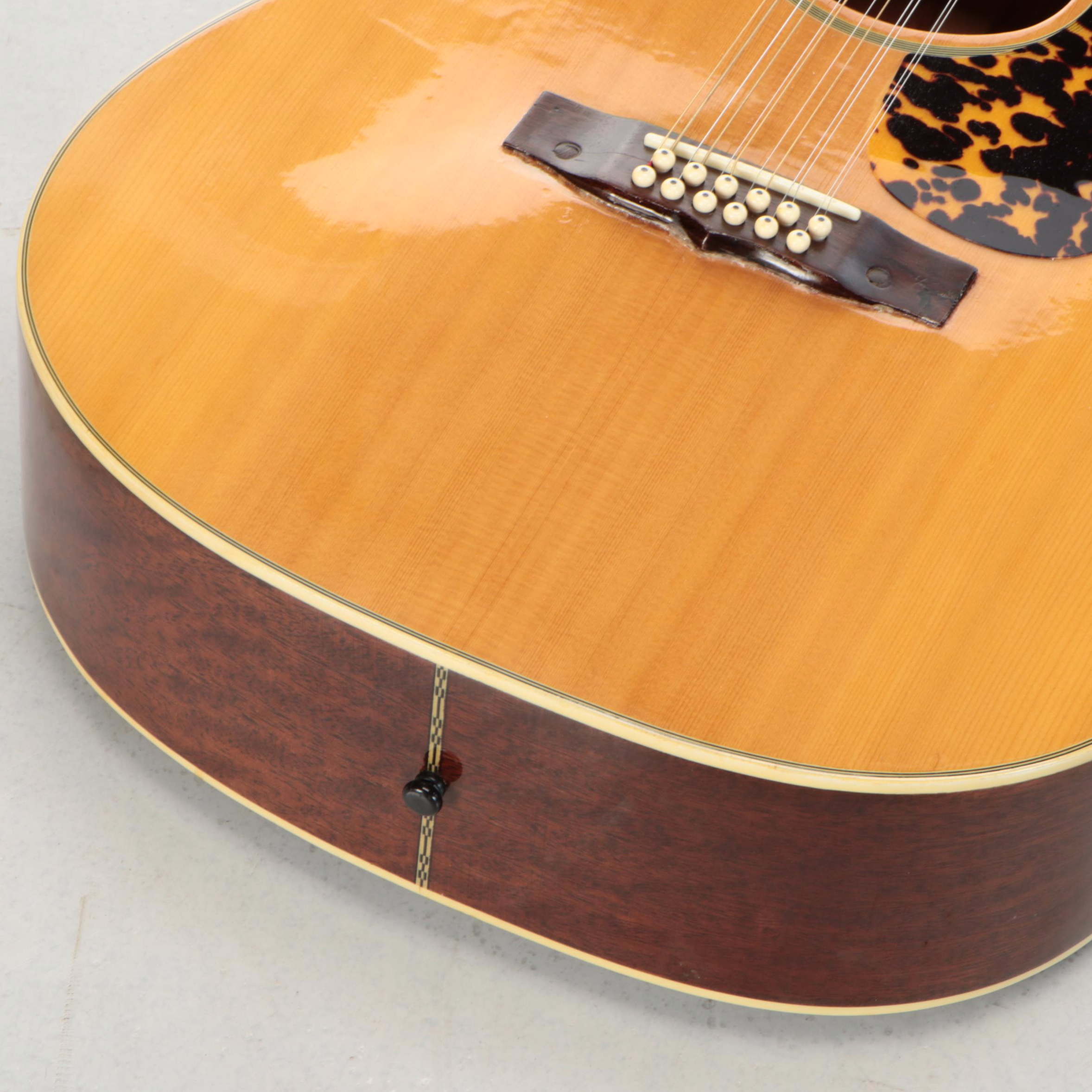 Cort Mahogany and Spruce Top AJ831-12 Acoustic Guitar