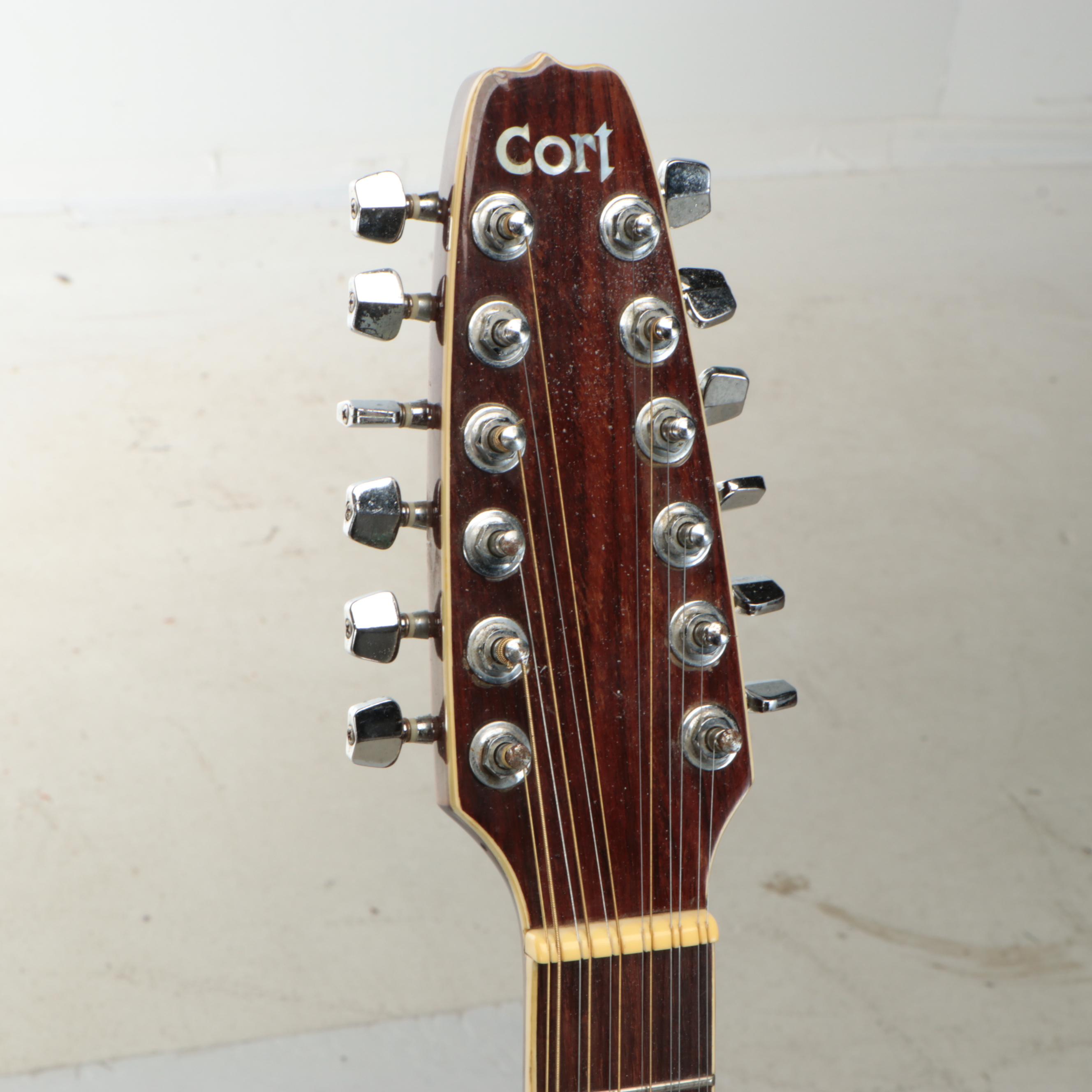 Cort Mahogany and Spruce Top AJ831-12 Acoustic Guitar