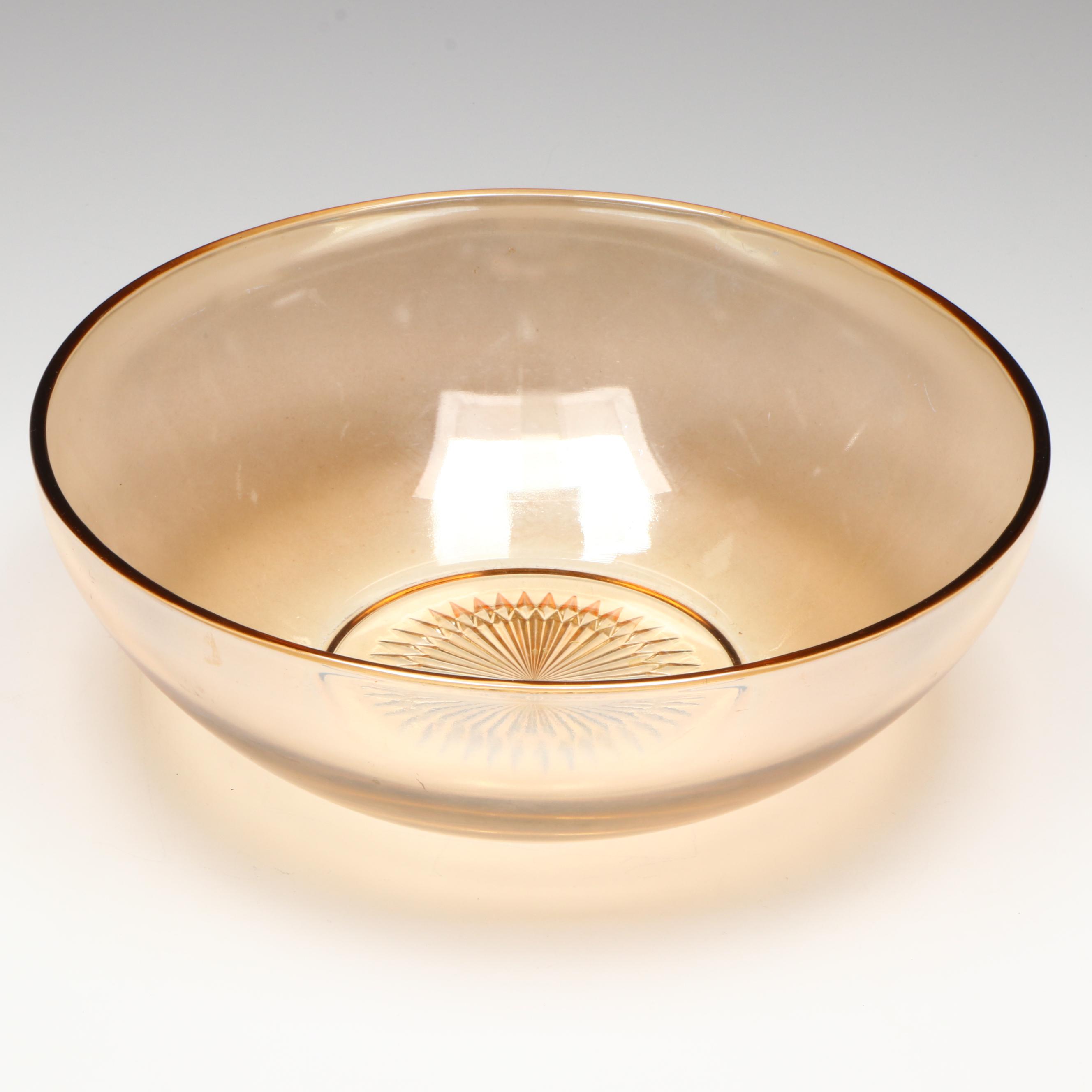 Indiana Glass Blue Carnival Glass Hen on Nest with Jeannette Tableware