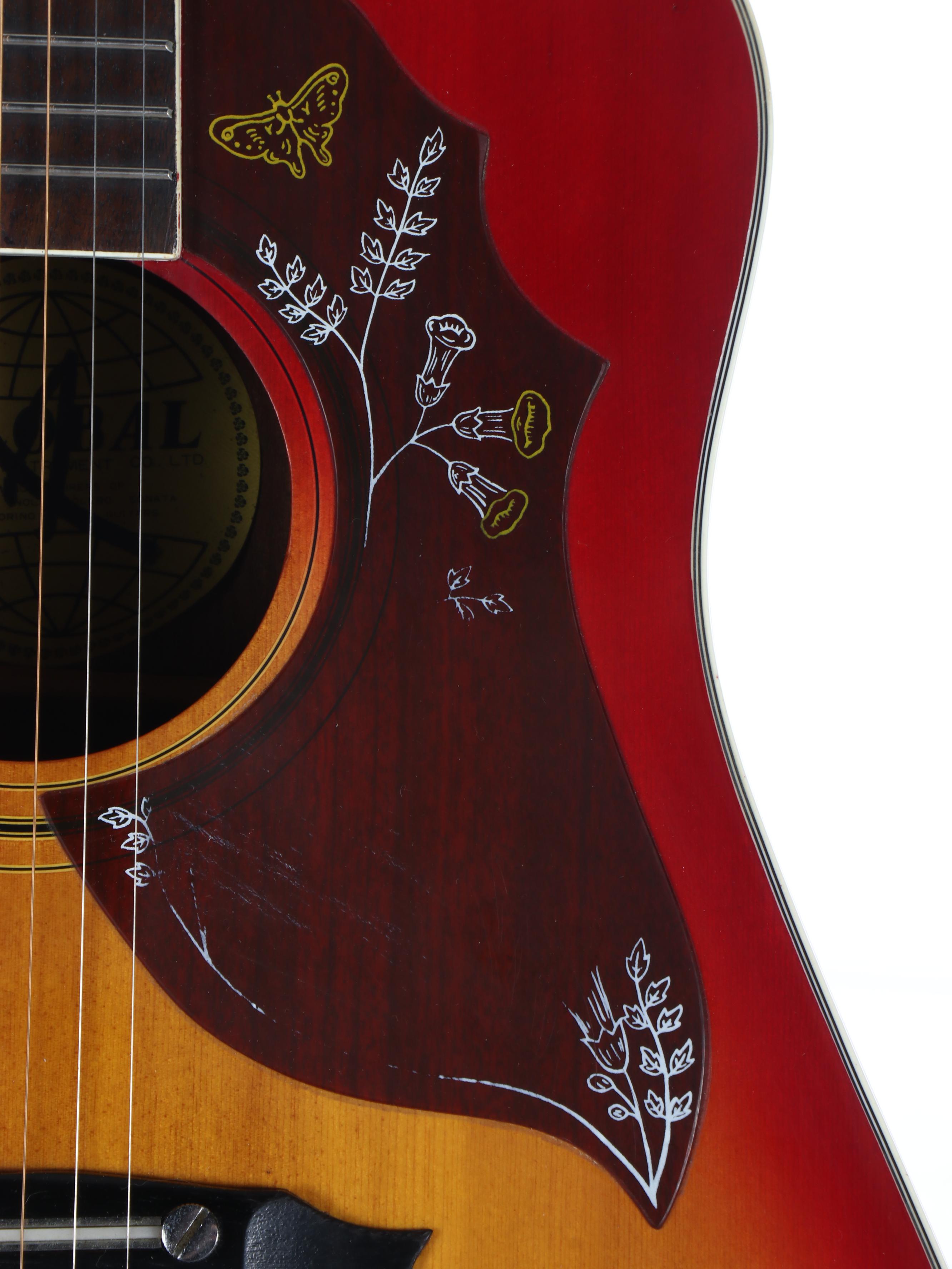 Global Dorado Sunburst Acoustic Guitar