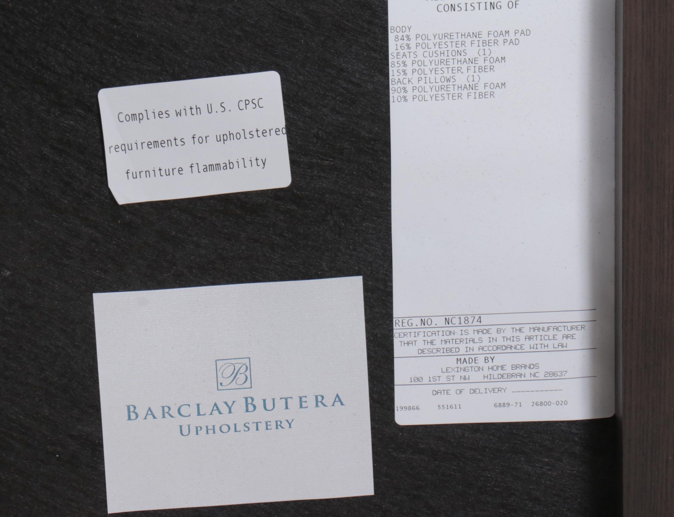 Lexington Home Brands Ebonized Wood Armchair with Zebra Pattern Upholstery