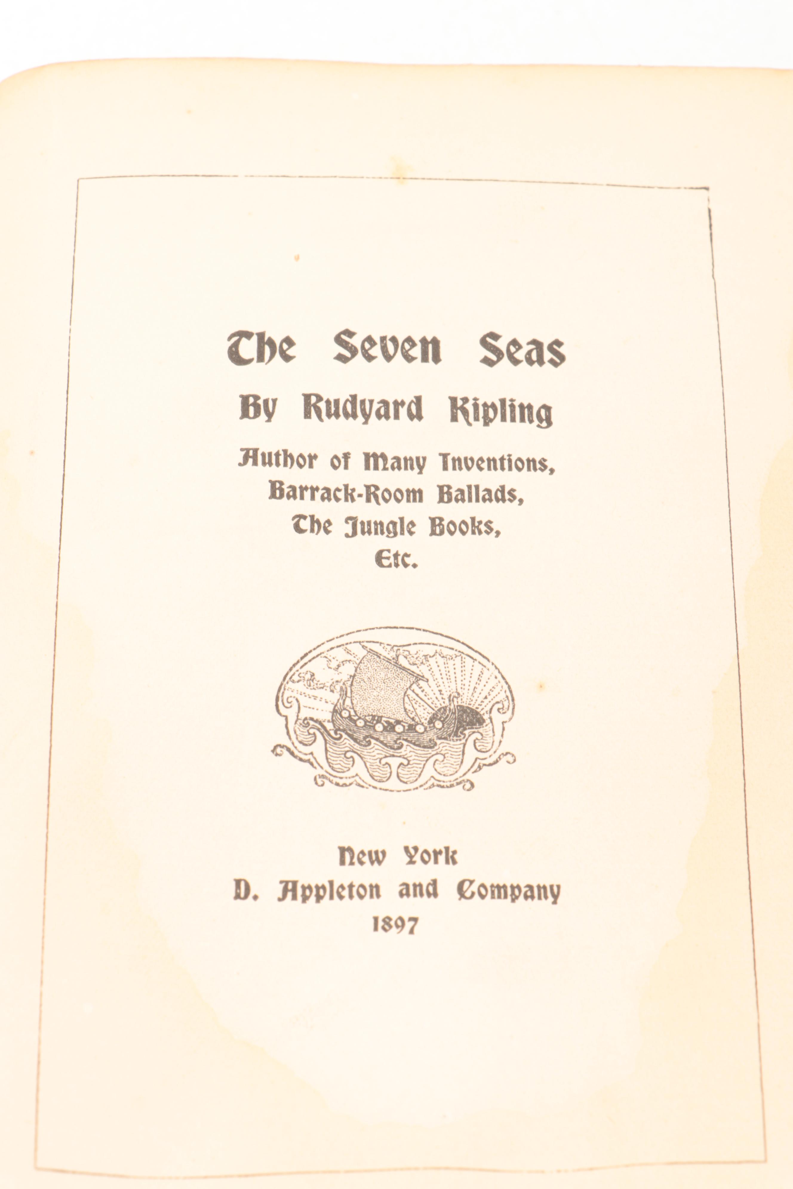 "The Seven Seas" by Rudyard Kipling, 1897