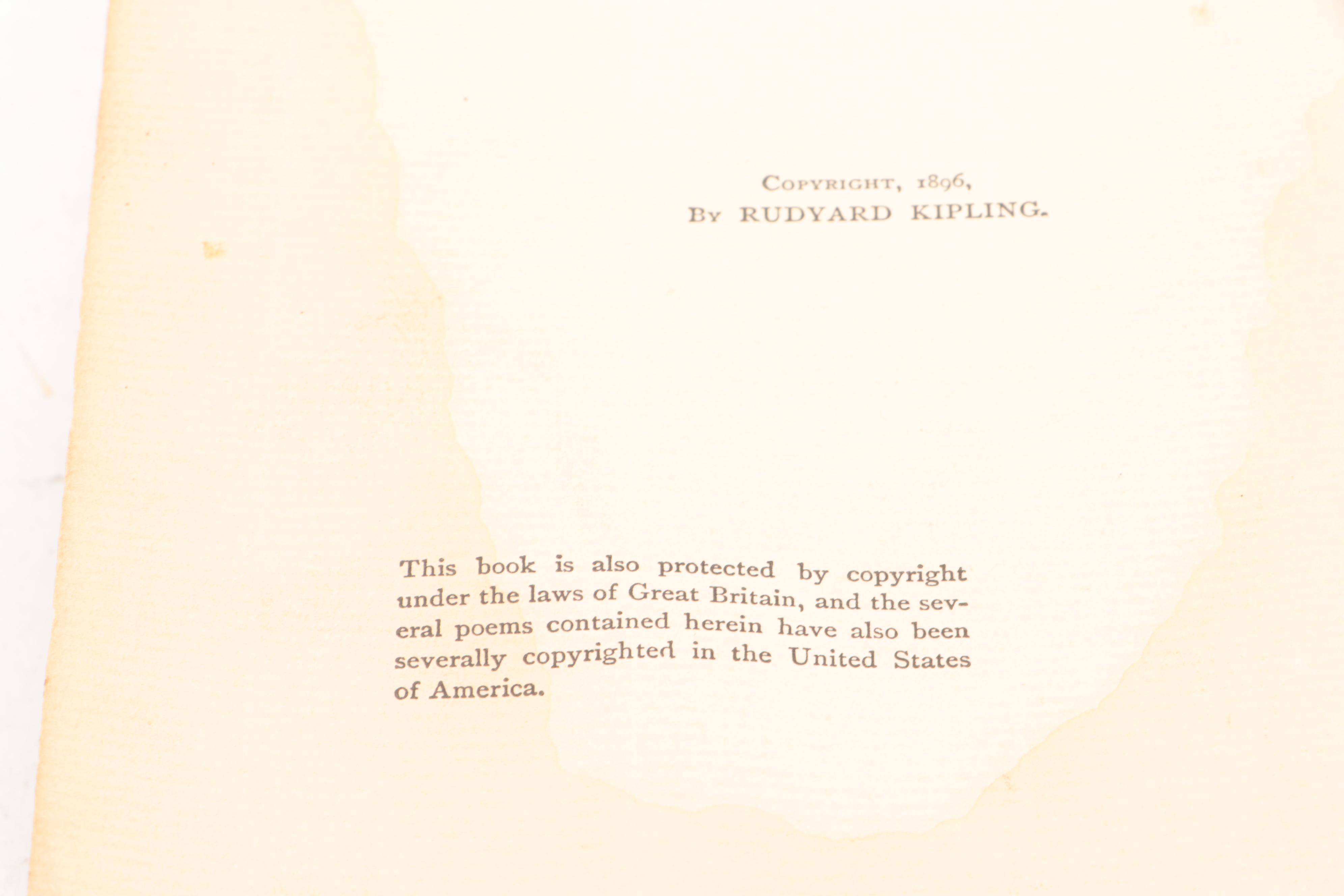"The Seven Seas" by Rudyard Kipling, 1897