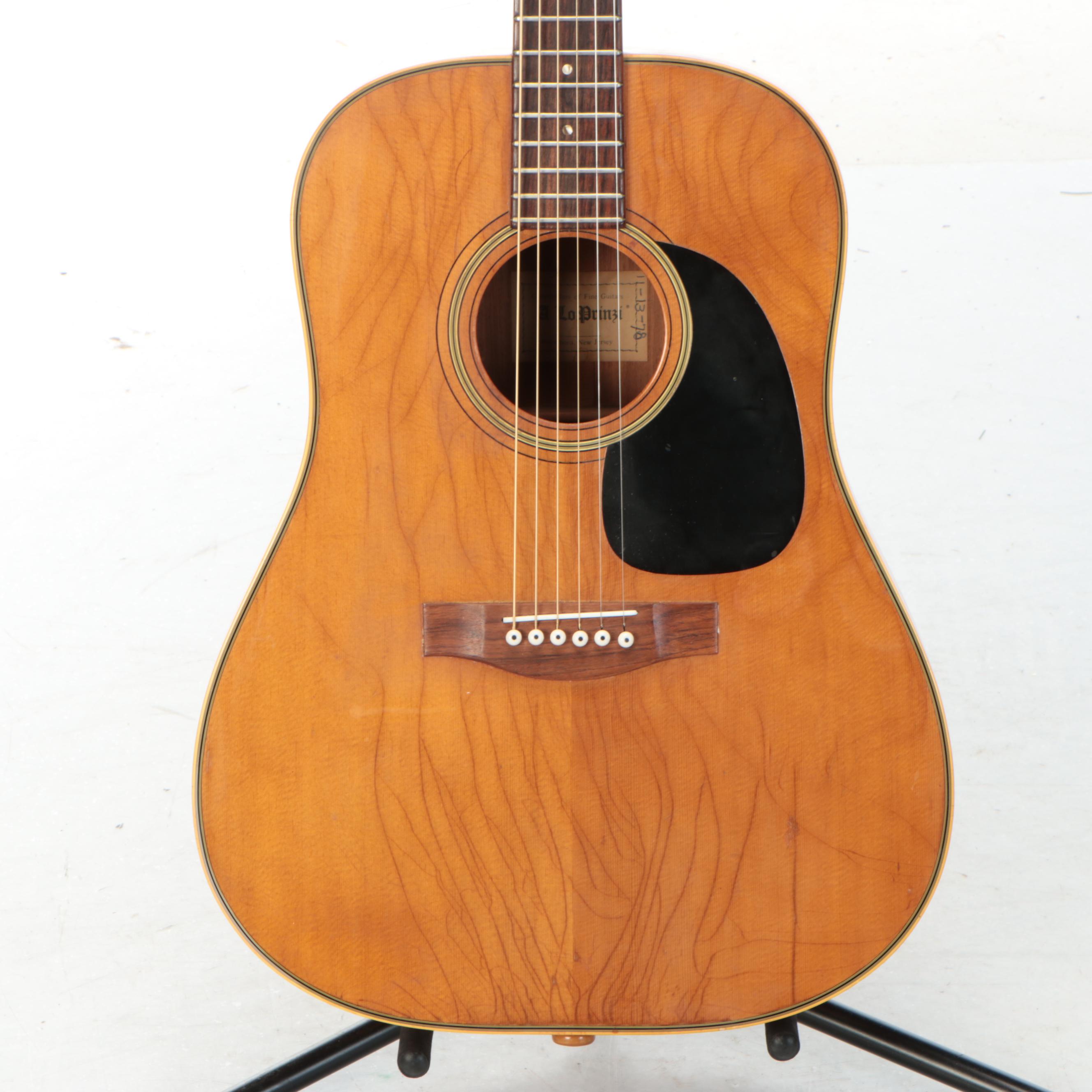 Augustino Loprinzi Rosewood and Spruce Top Dreadnought Acoustic Guitar