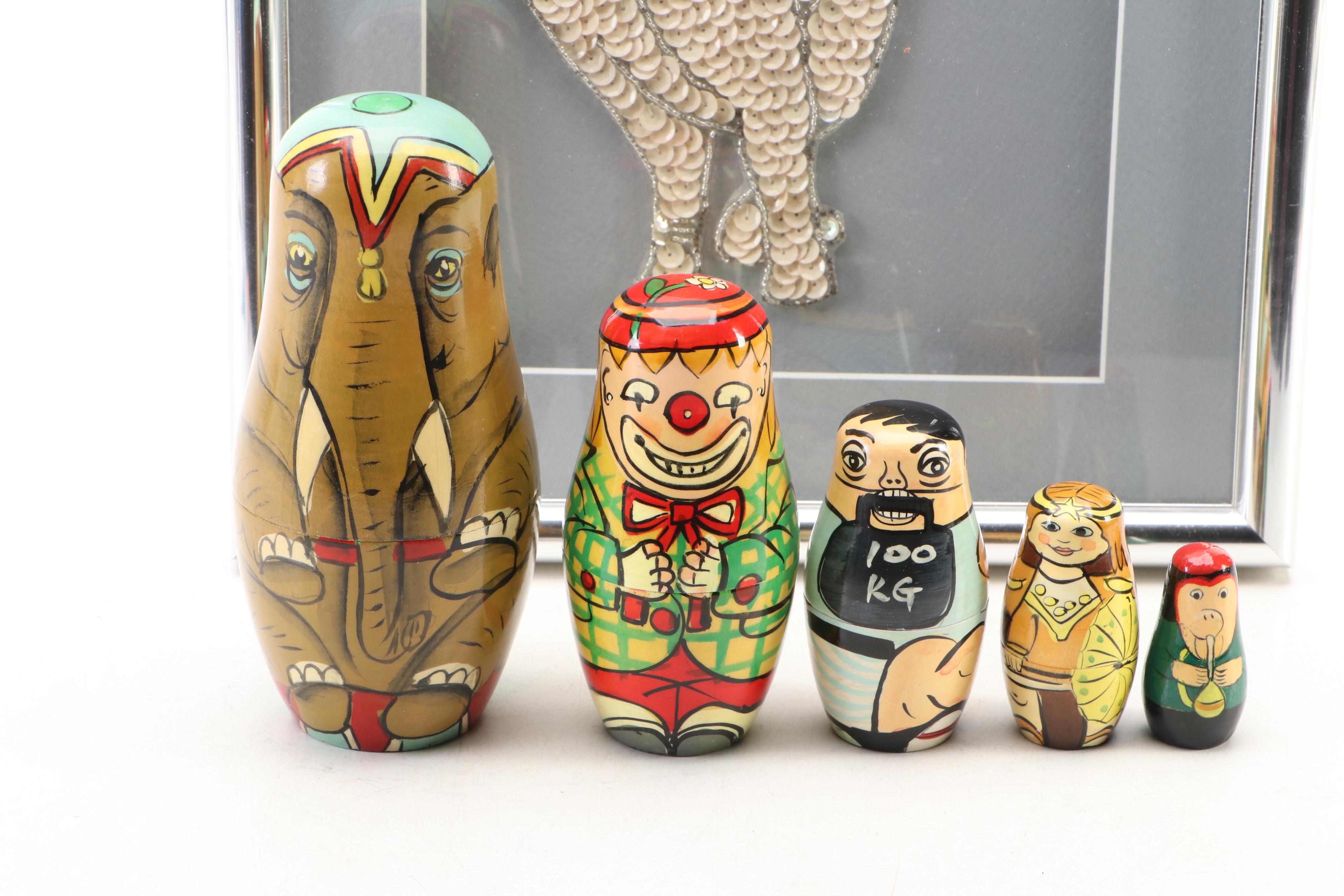 Komozja Polish Glass Ornament and More Elephant Shaped Decor