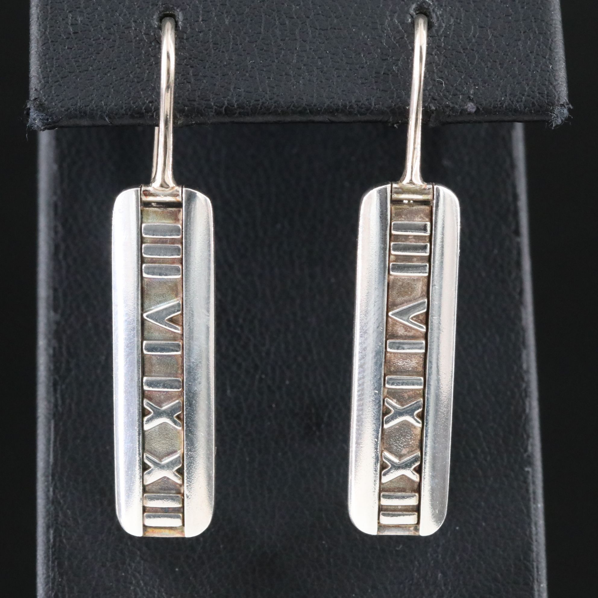 Tiffany & Co. Atlas Sterling Bar Earrings