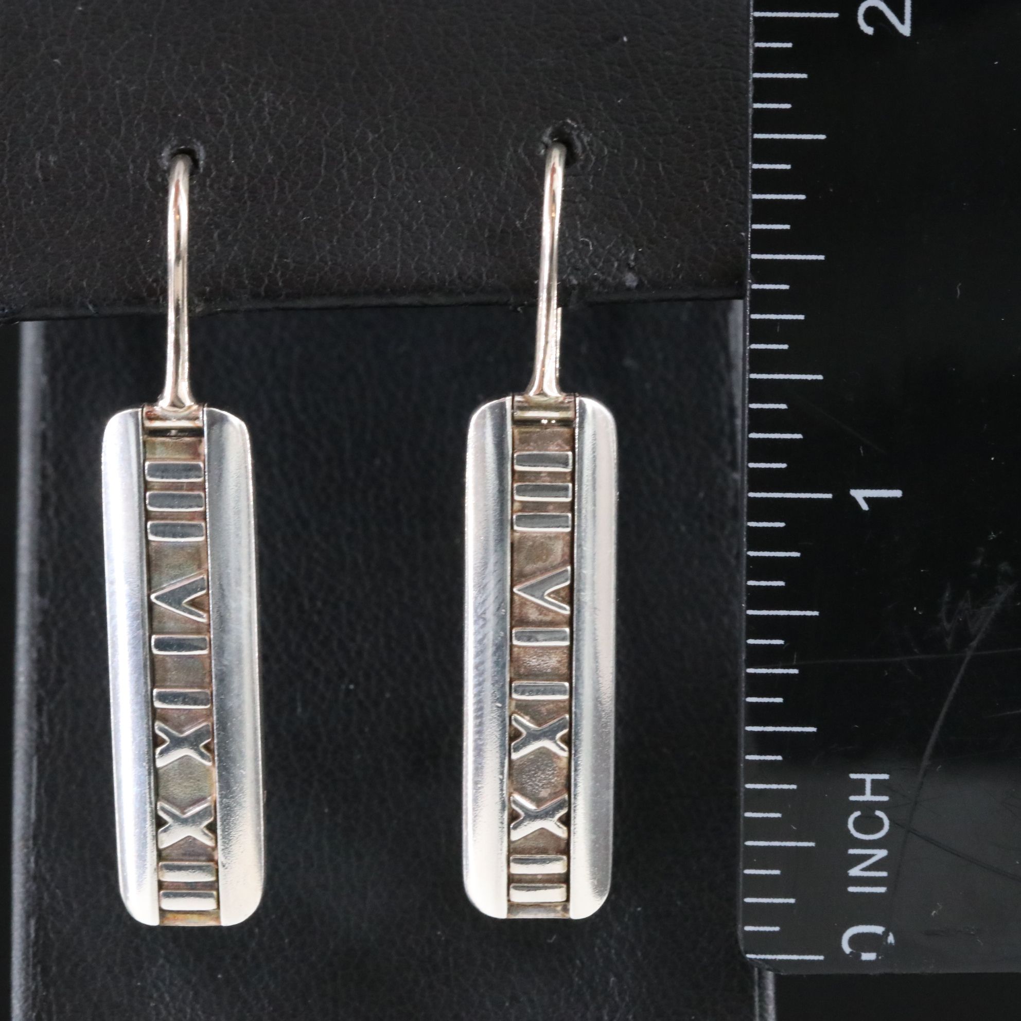 Tiffany & Co. Atlas Sterling Bar Earrings