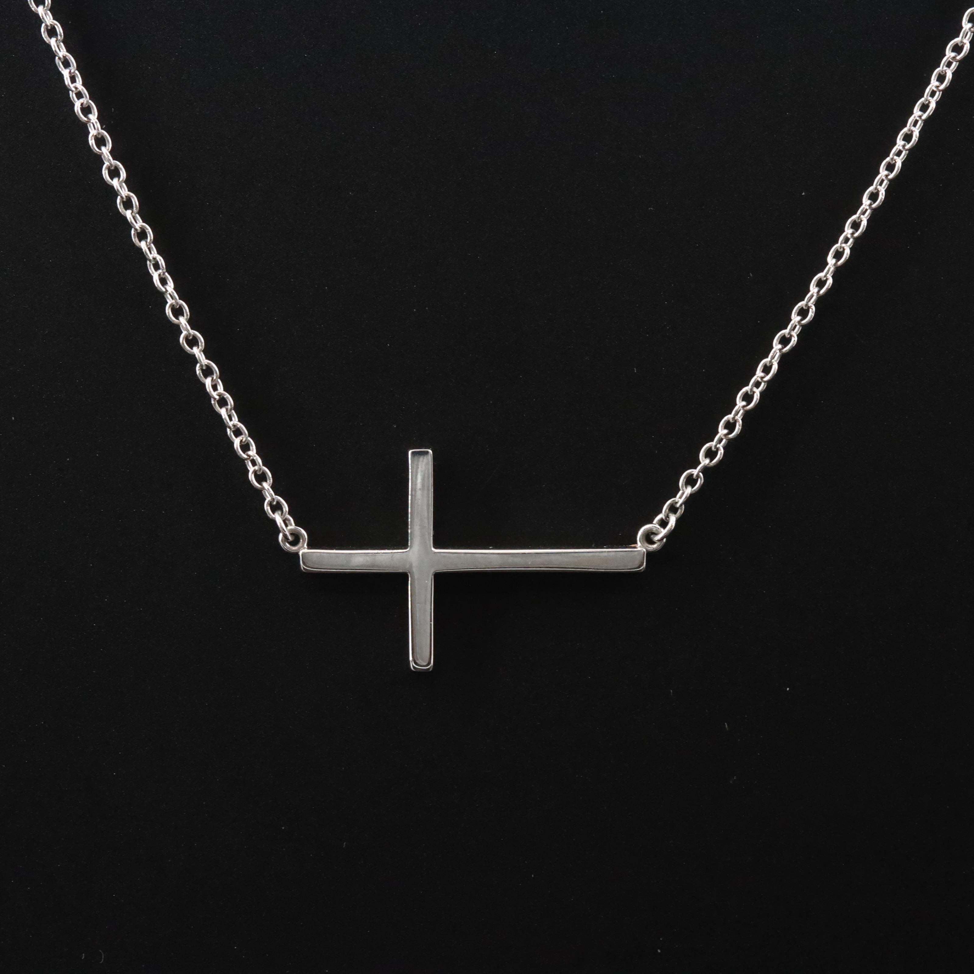 14K Cross Necklace