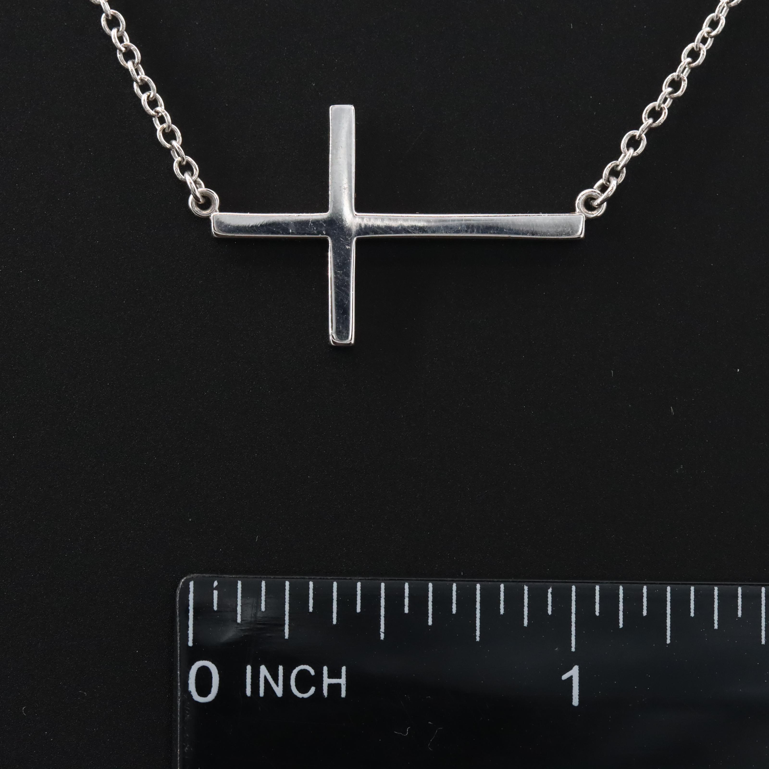 14K Cross Necklace