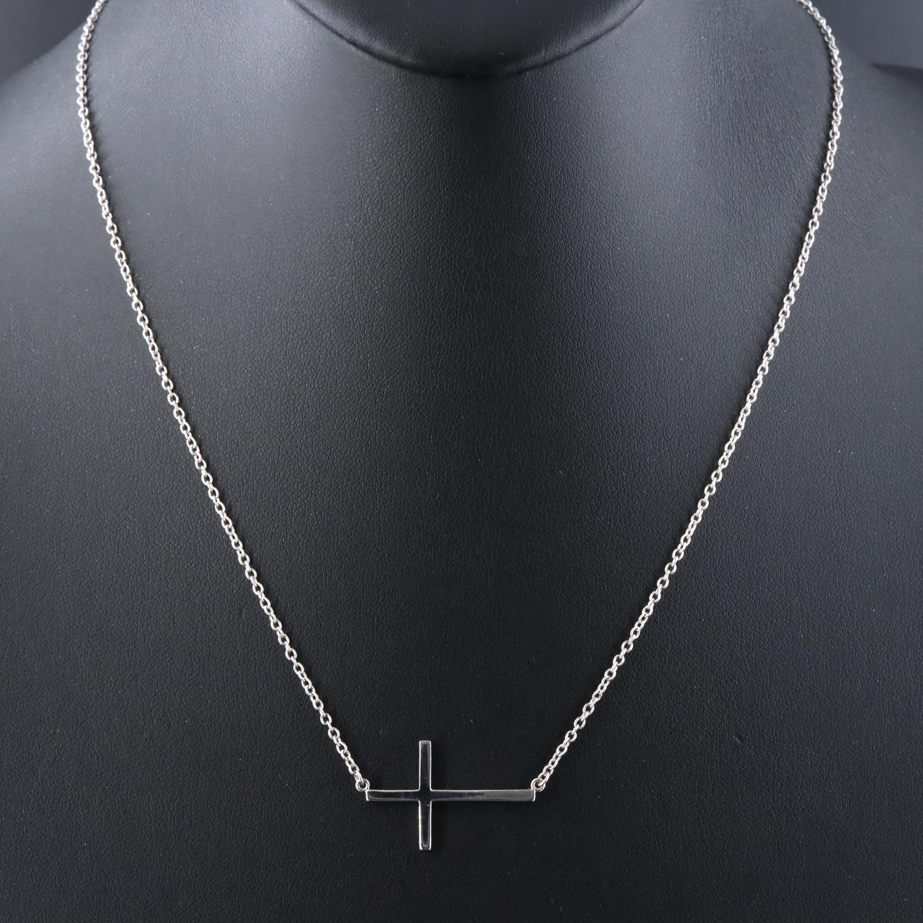 14K Cross Necklace