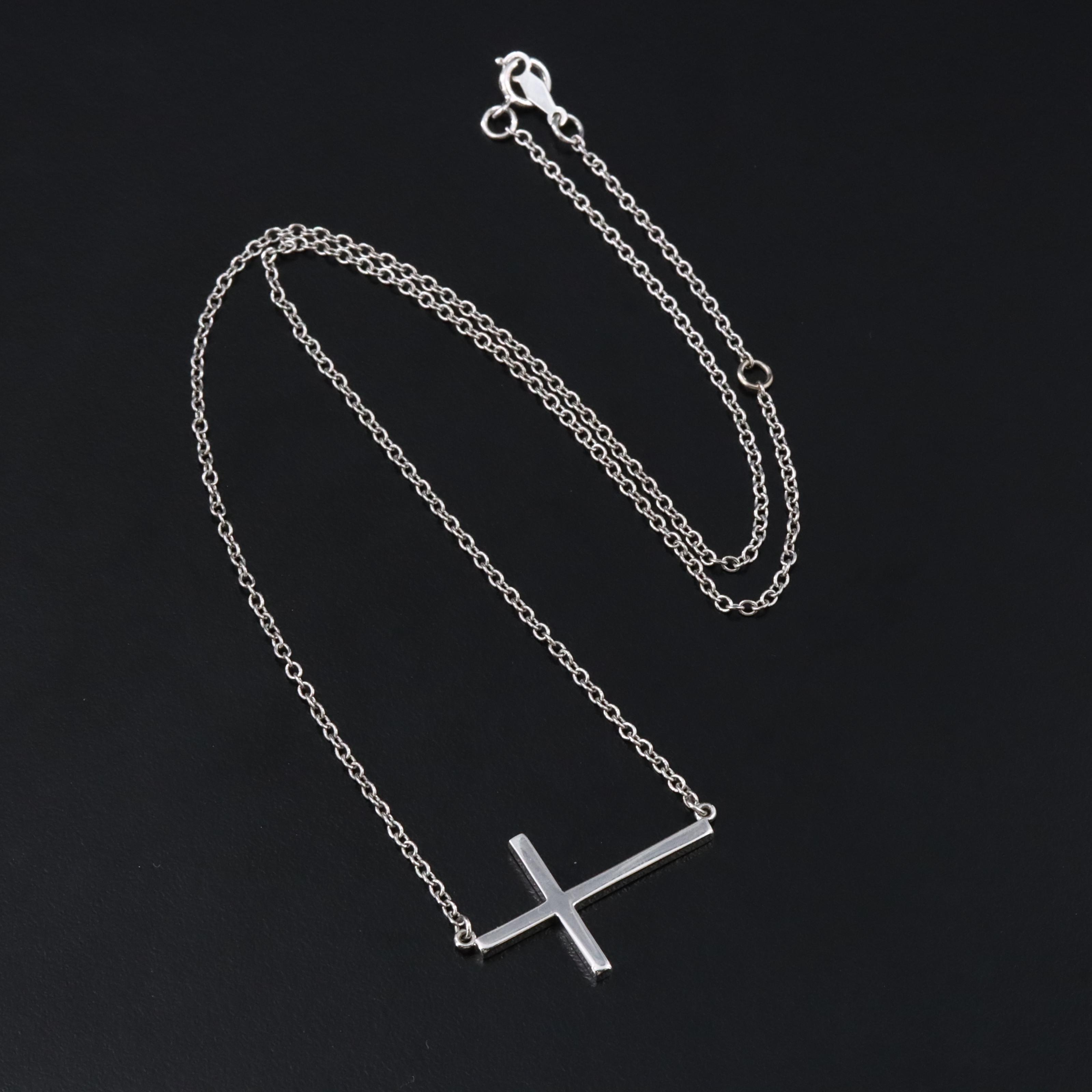 14K Cross Necklace