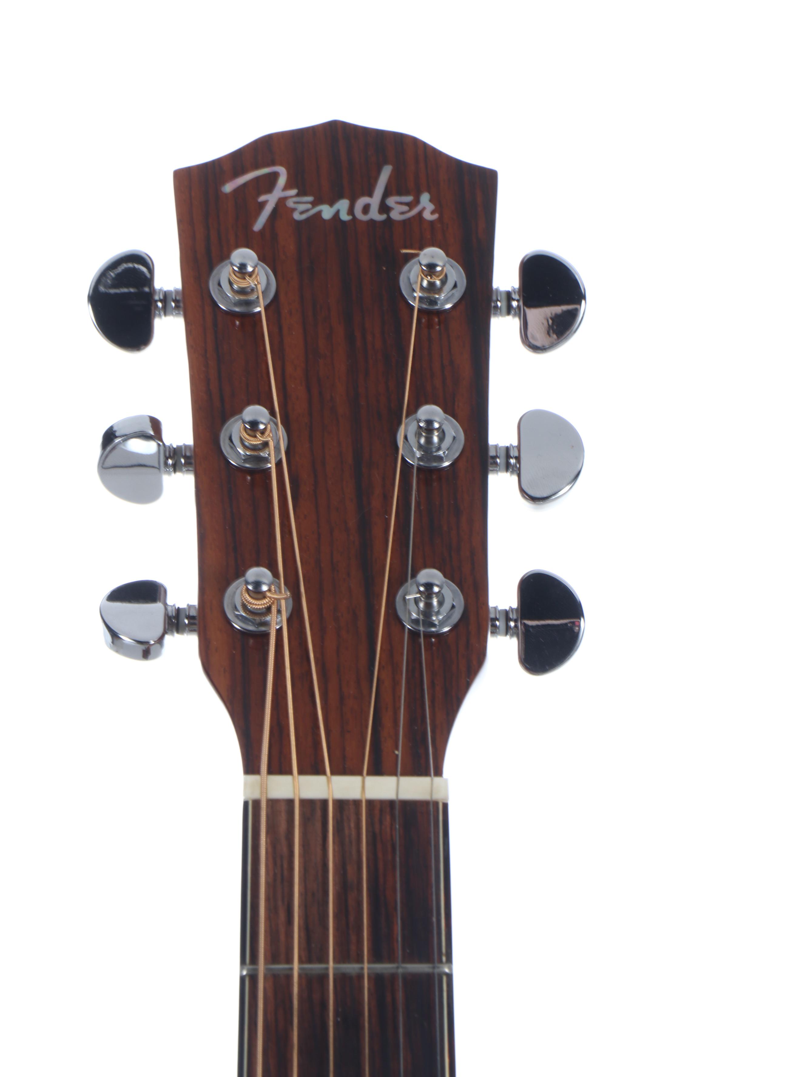 Fender GA-43SCE Natural Electric Acoustic Guitar