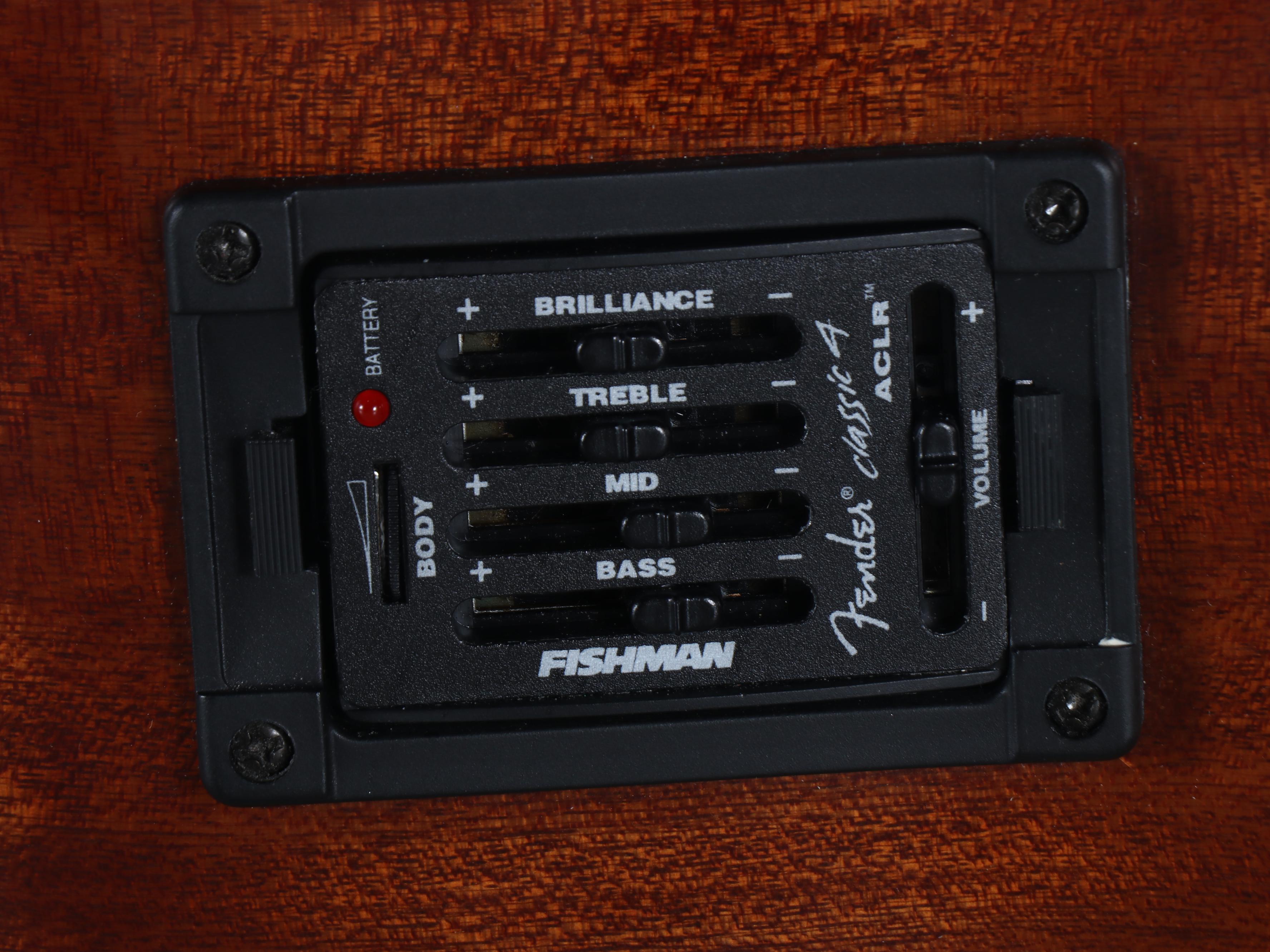 Fender GA-43SCE Natural Electric Acoustic Guitar