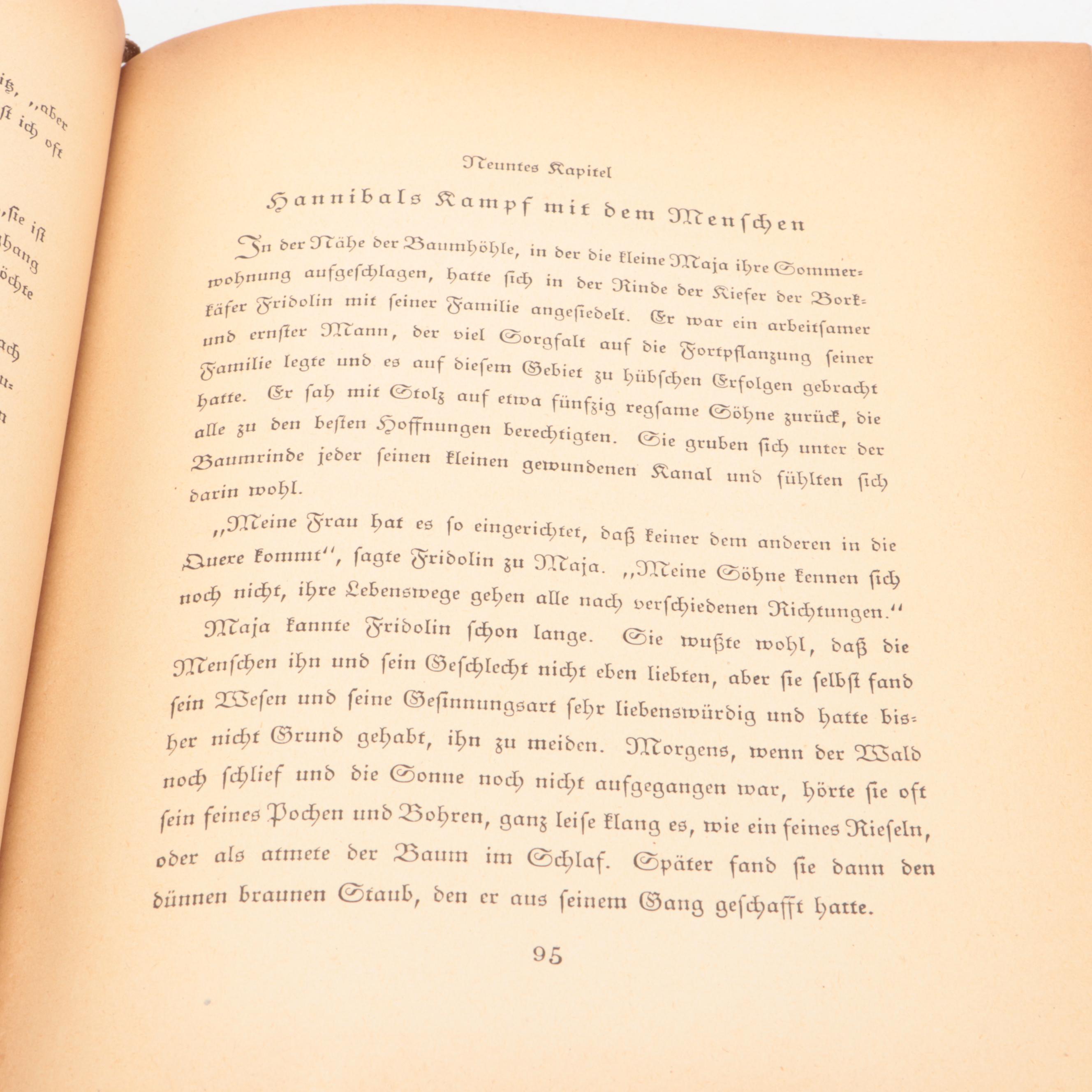 "Die Biene Maia und ihre Ubenteuer" by Waldemar Bonsels, 1920
