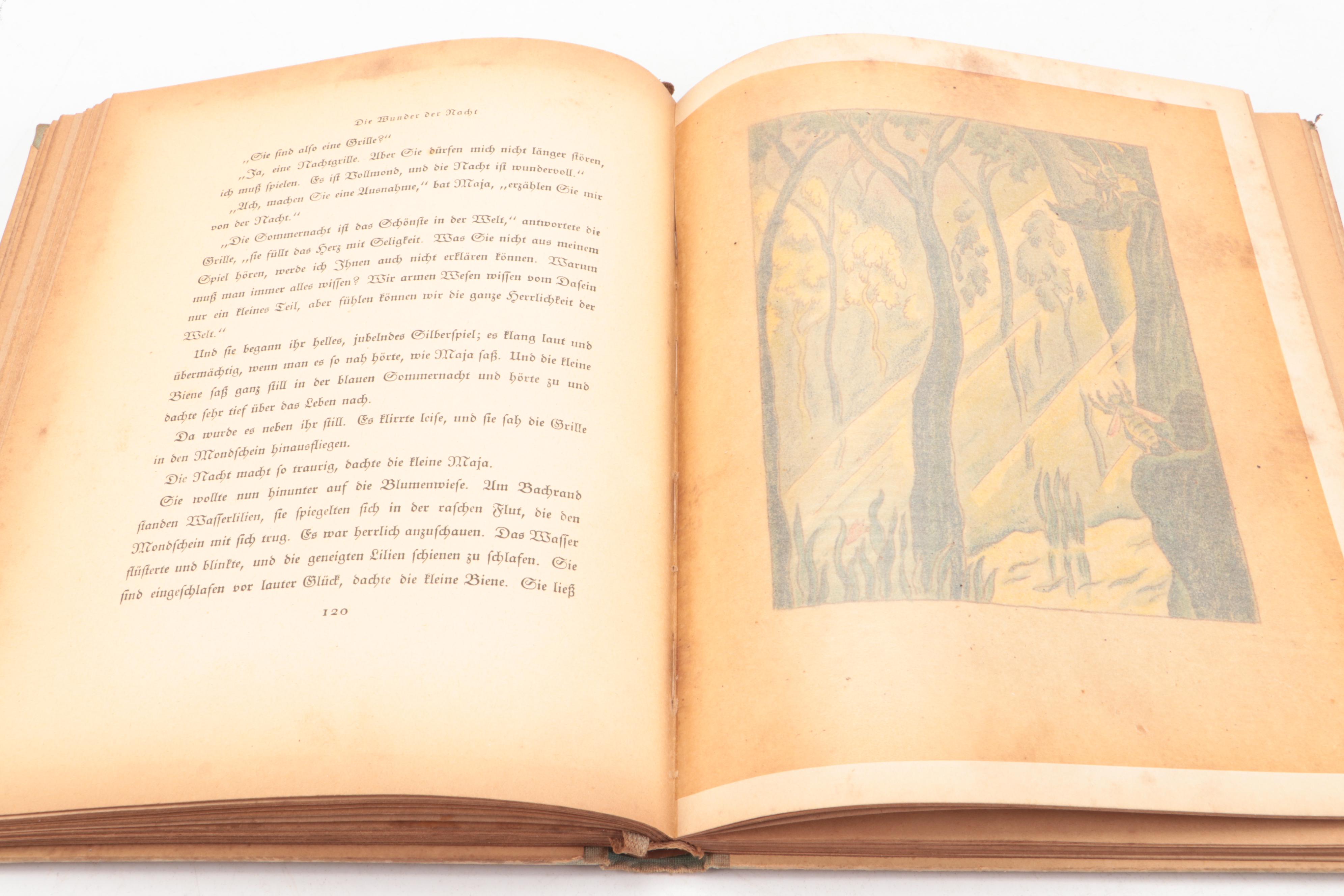 "Die Biene Maia und ihre Ubenteuer" by Waldemar Bonsels, 1920