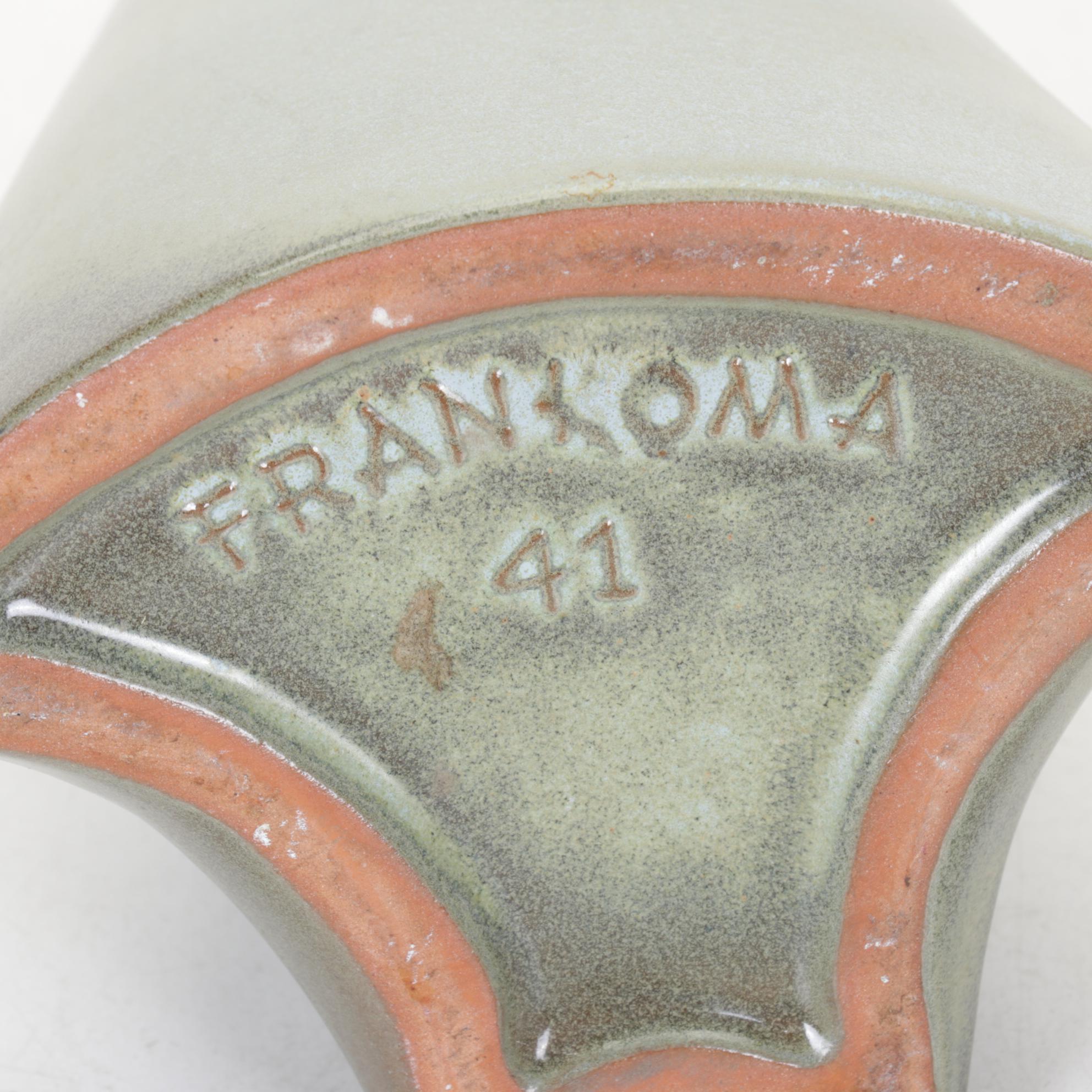 Roseville Pottery Wincraft Candlestick with Frankoma Prairie Green Vase and More