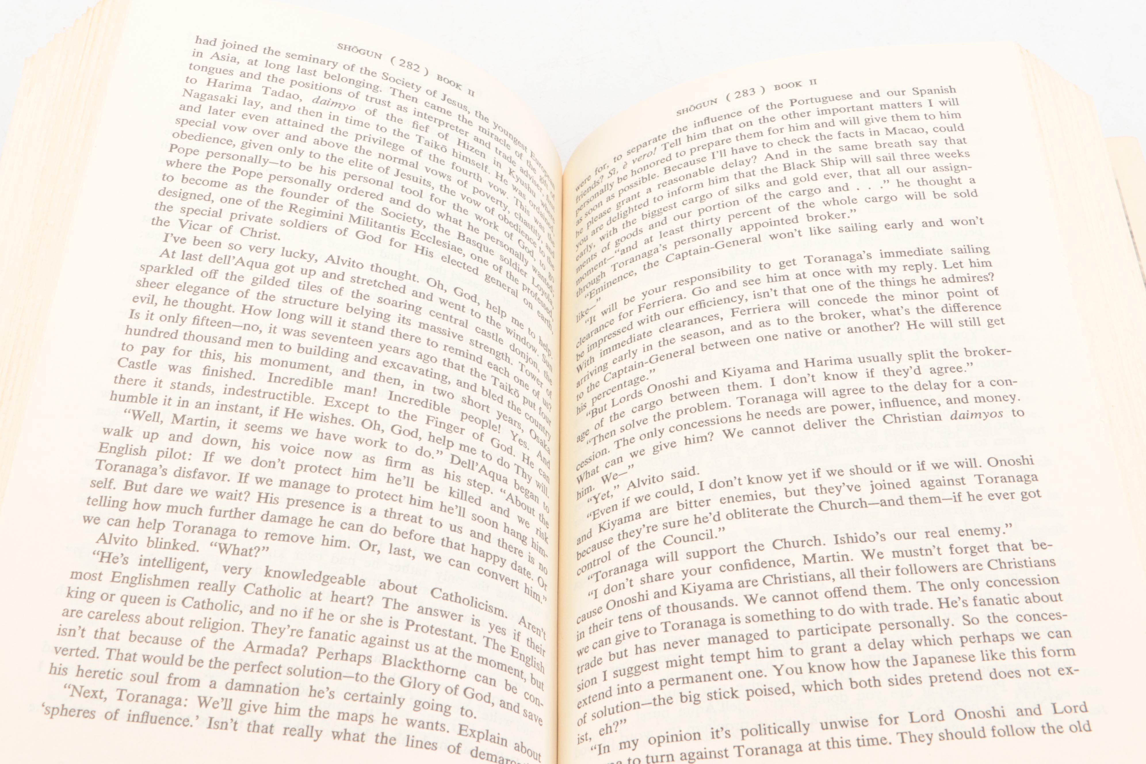 Book Club Edition "Shōgun" Volume 1-2 by James Clavell