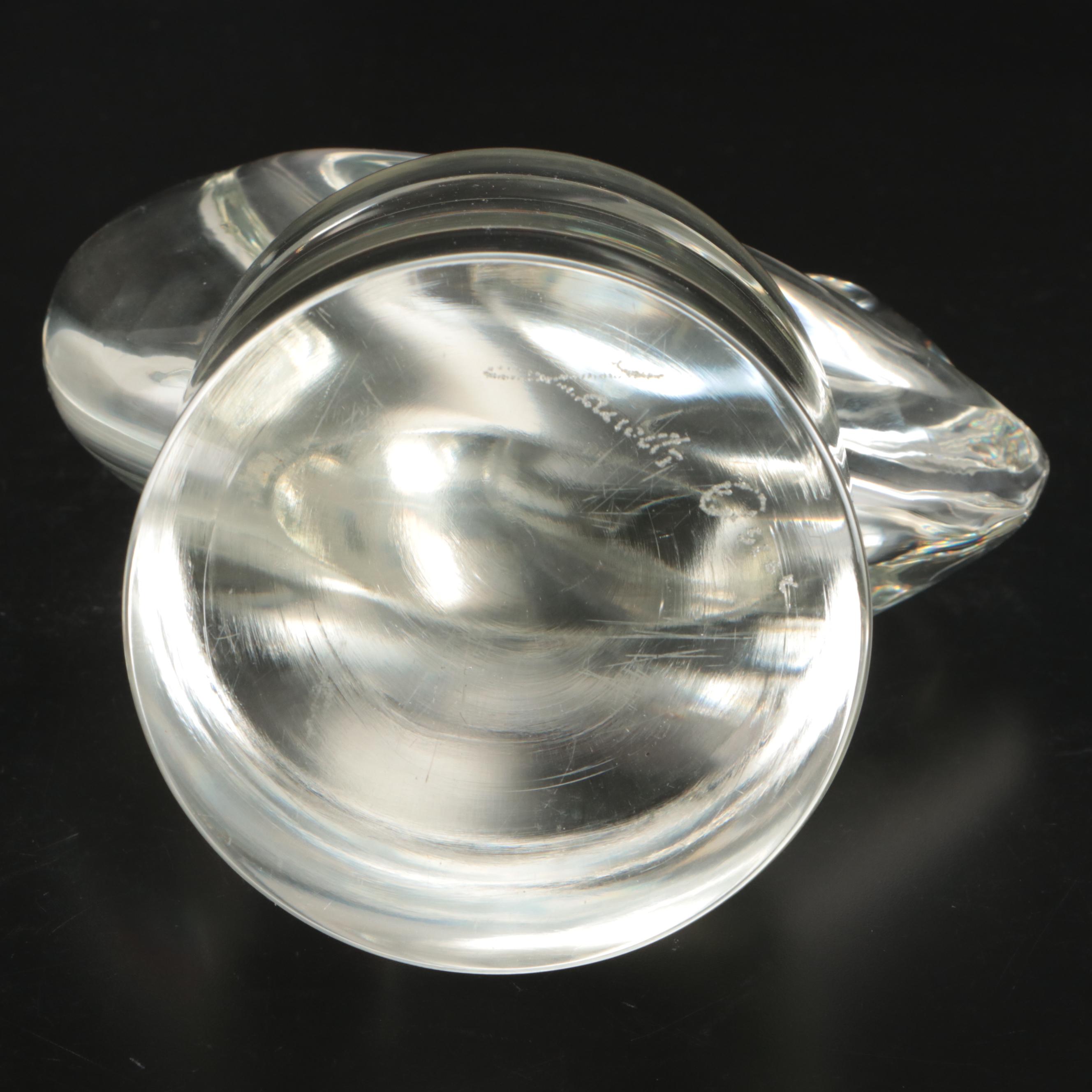 Oscar Zanetti Murano Mother and Child Art Glass Sculpture