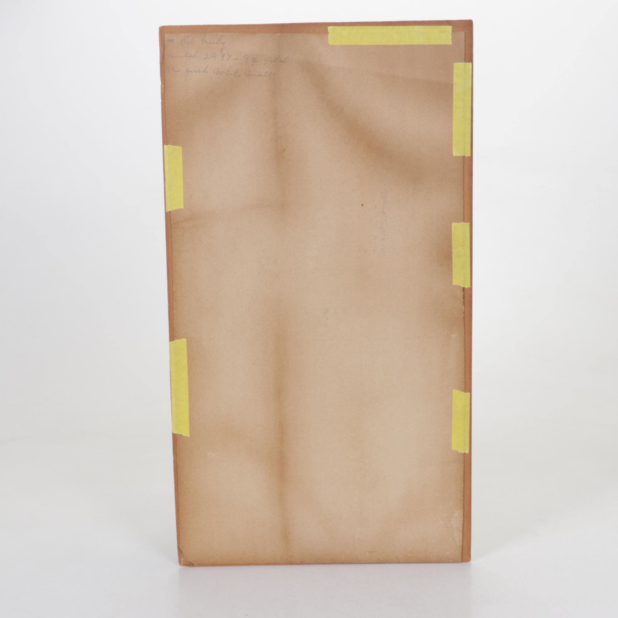 M.G. Myers Watercolor Painting After Maud Stumm "Young Mother", Mid-20th Century