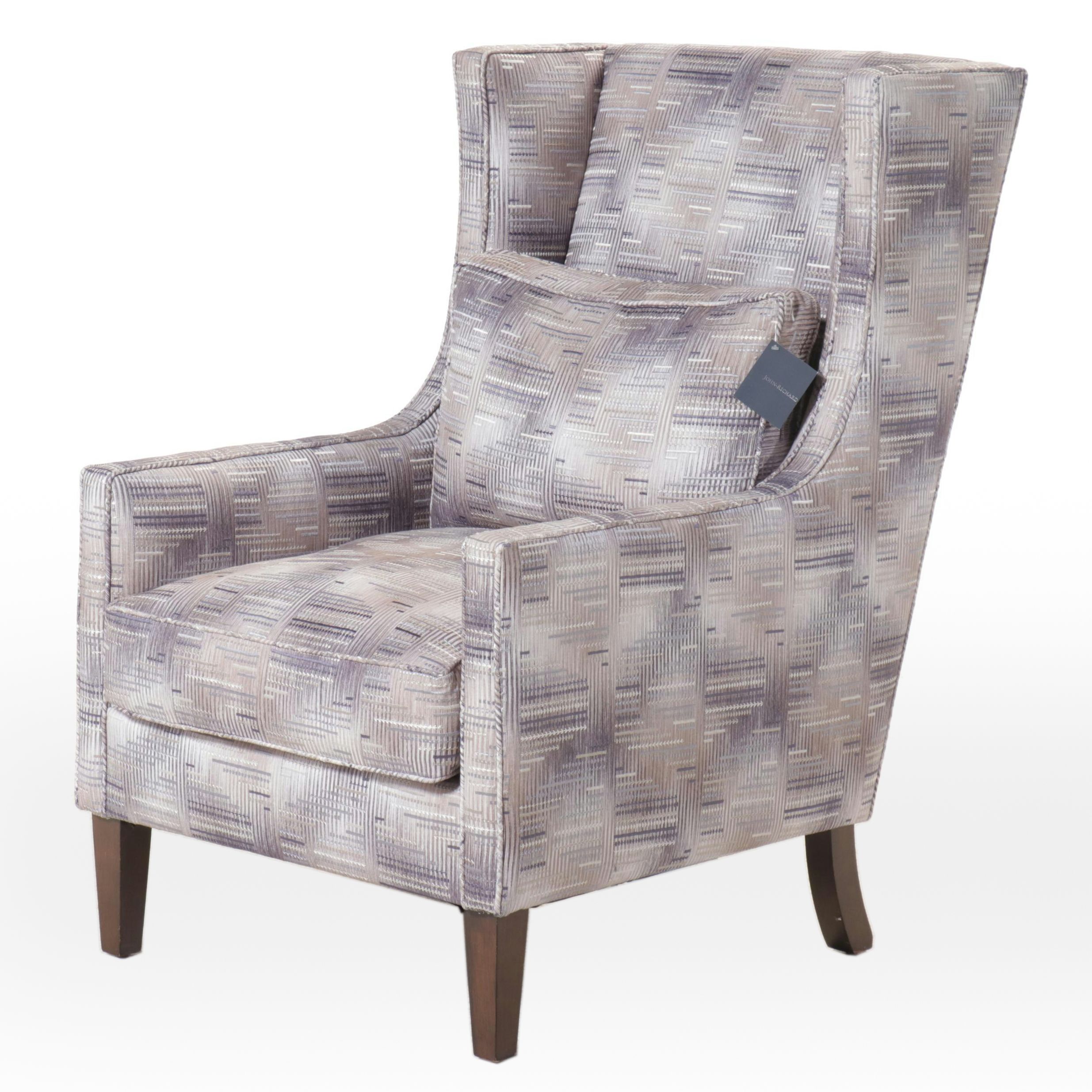 John Richard Upholstered Wingback Armchair