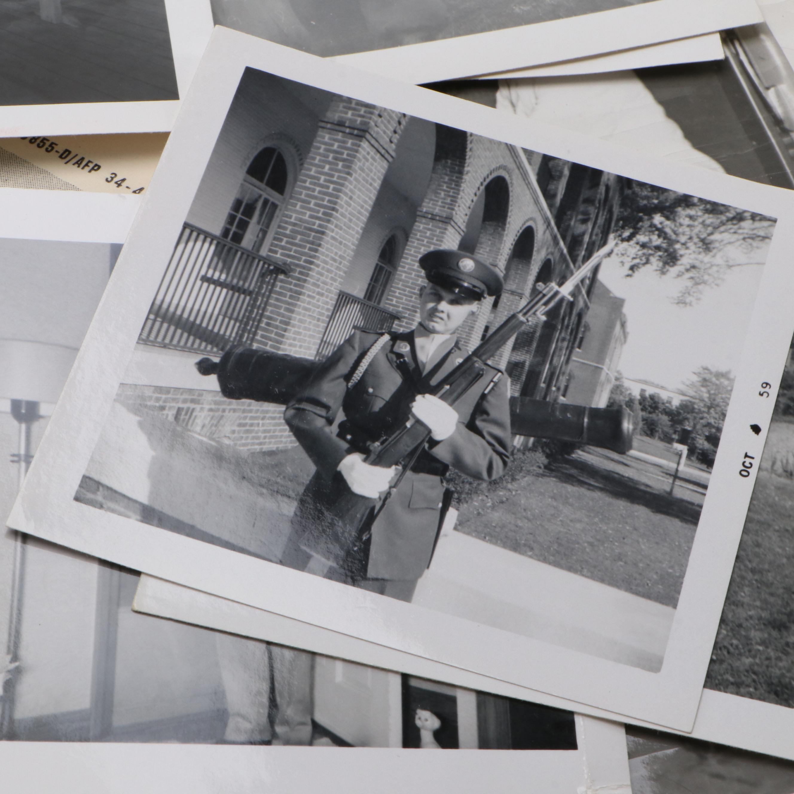 U.S. Army Training Center Fort Knox Book with Other Military Ephemera and Photos