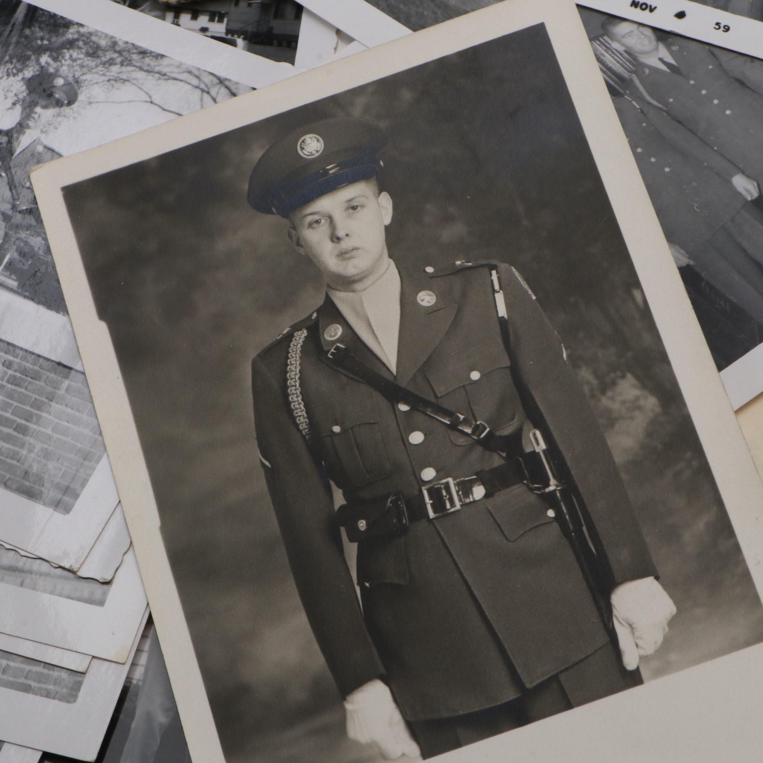 U.S. Army Training Center Fort Knox Book with Other Military Ephemera and Photos