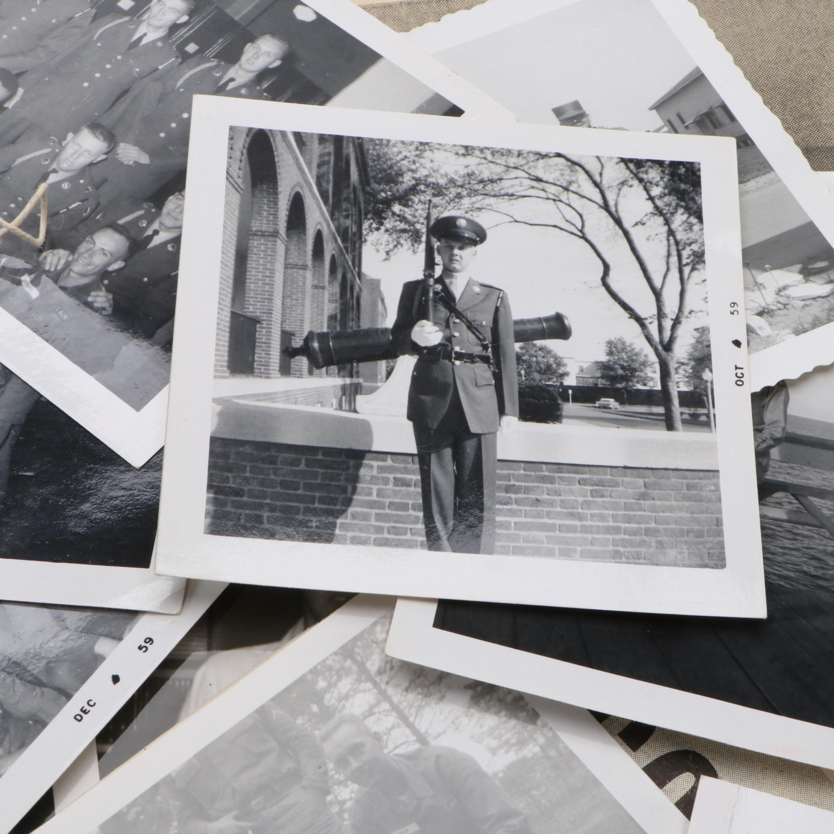 U.S. Army Training Center Fort Knox Book with Other Military Ephemera and Photos