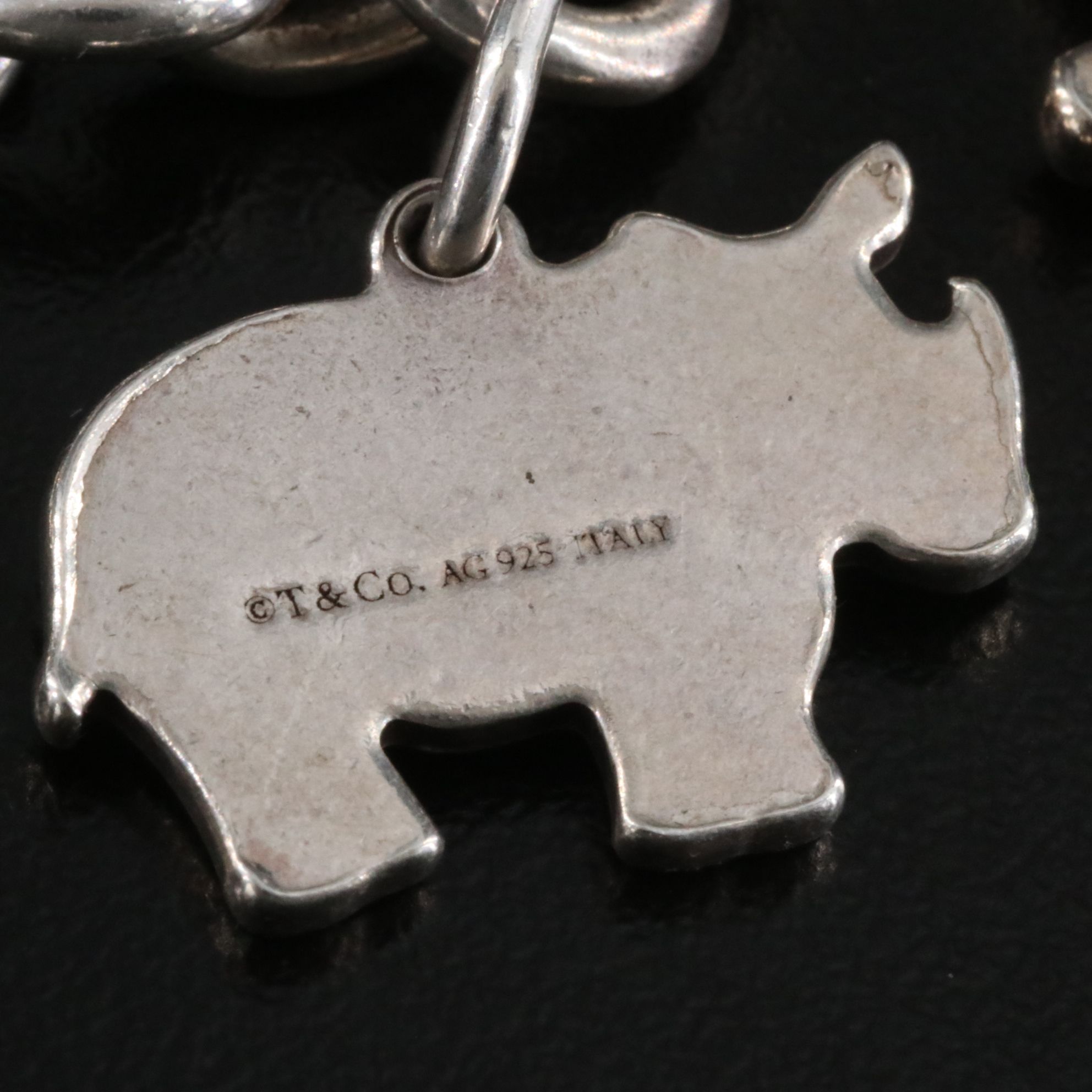 Tiffany & Co. Sterling Charm Bracelet with Tiffany Charms