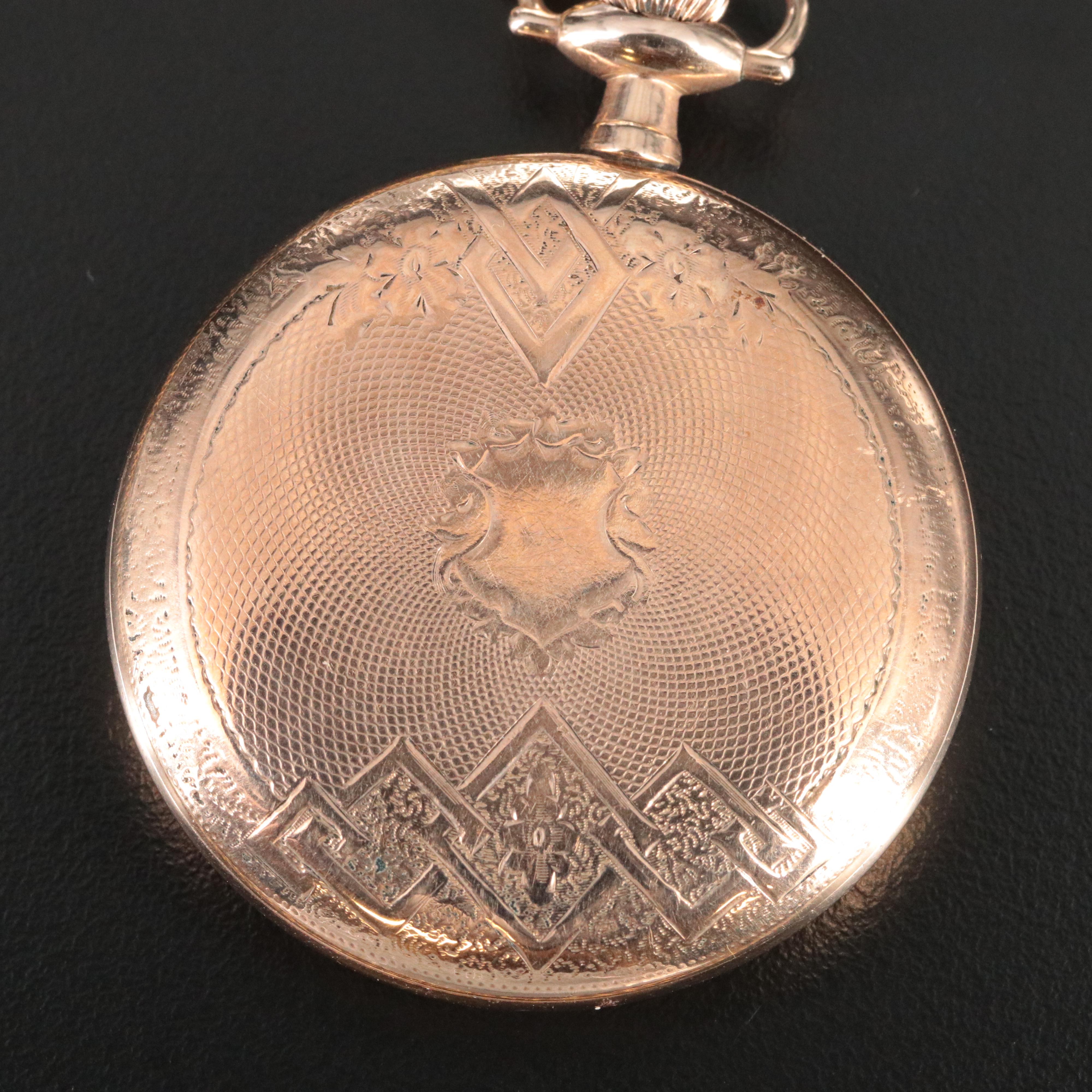 South Bend Gold-Filled Open Face Pocket Watch