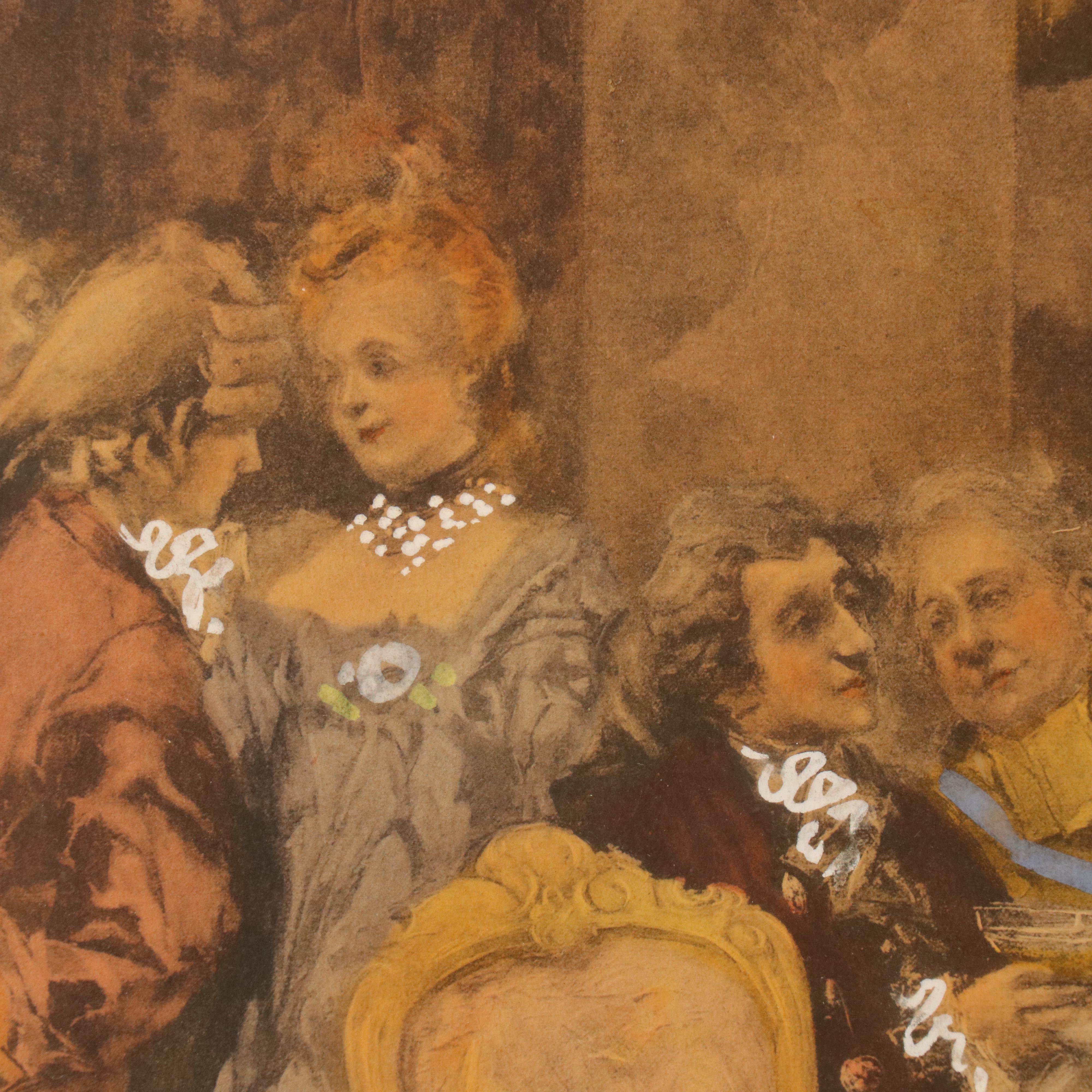 Hand-Colored Lithograph After Vincent Garcia de Paredes