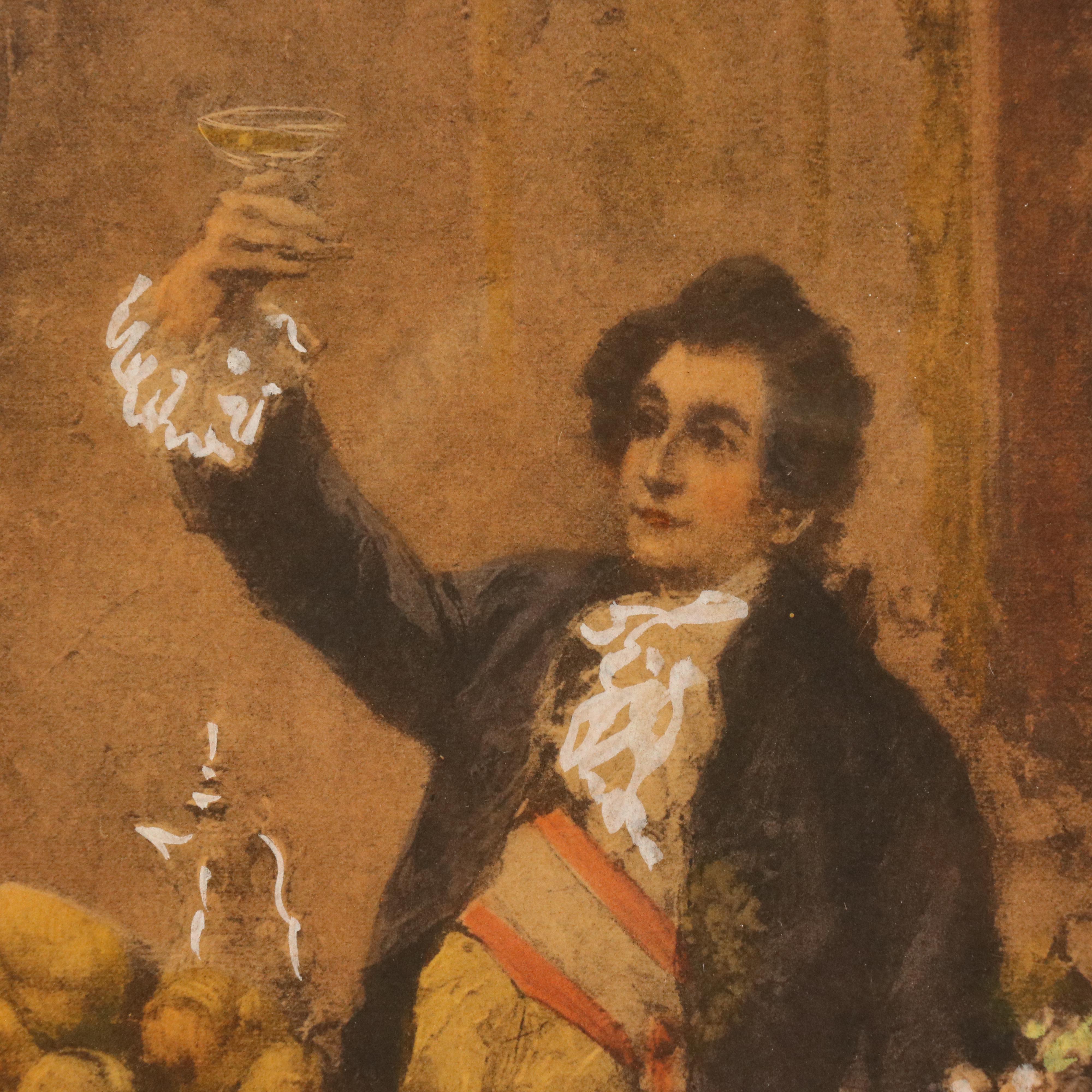 Hand-Colored Lithograph After Vincent Garcia de Paredes