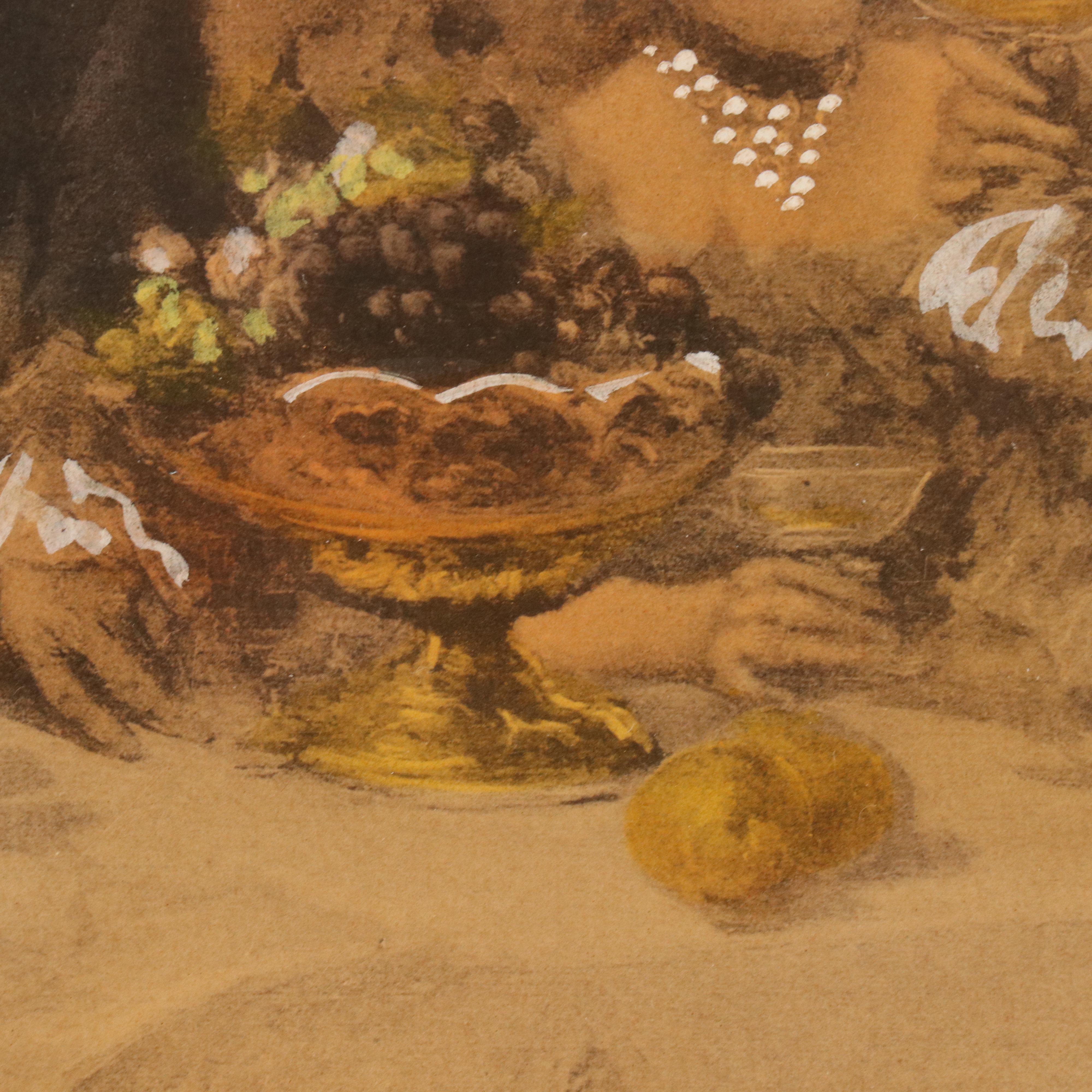 Hand-Colored Lithograph After Vincent Garcia de Paredes