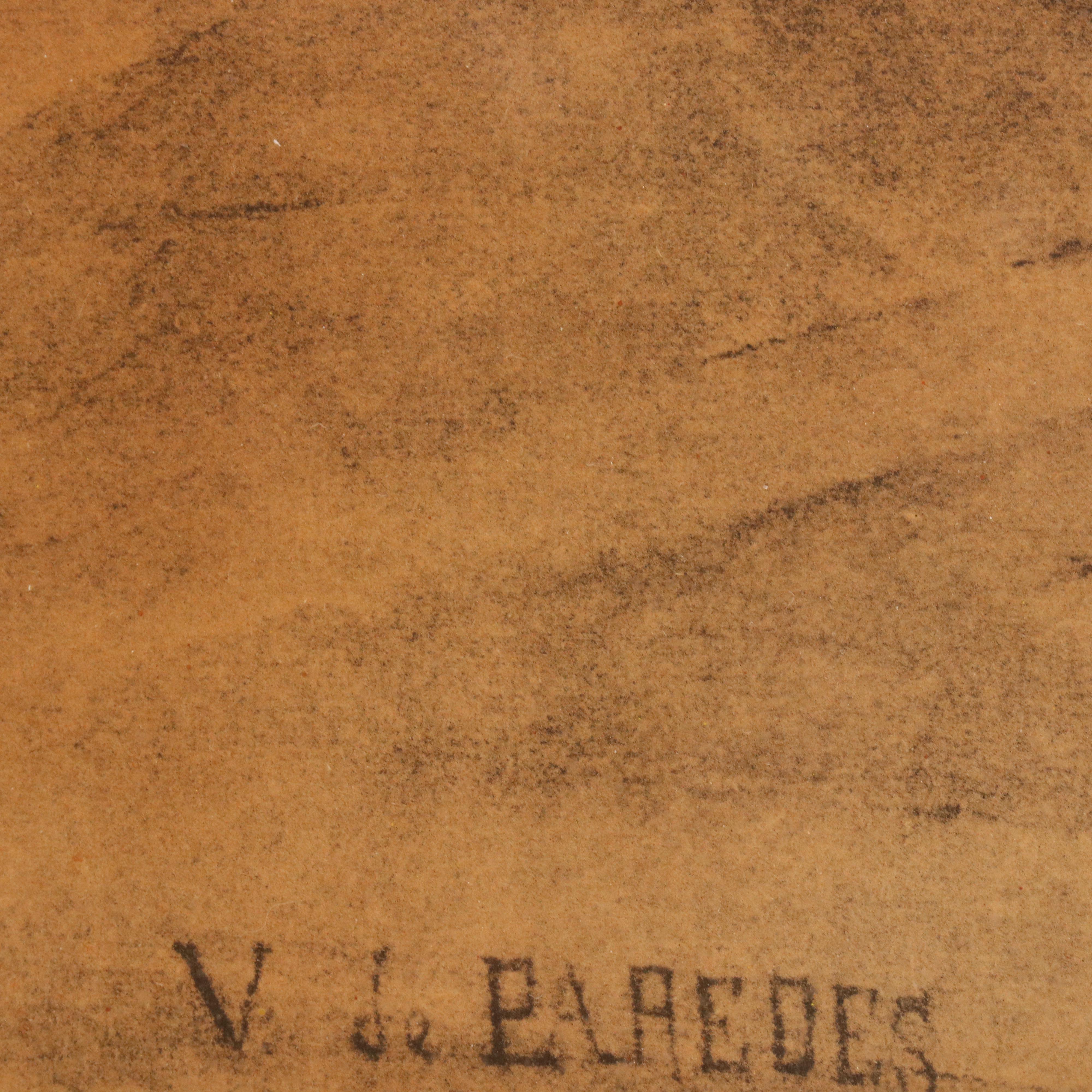 Hand-Colored Lithograph After Vincent Garcia de Paredes