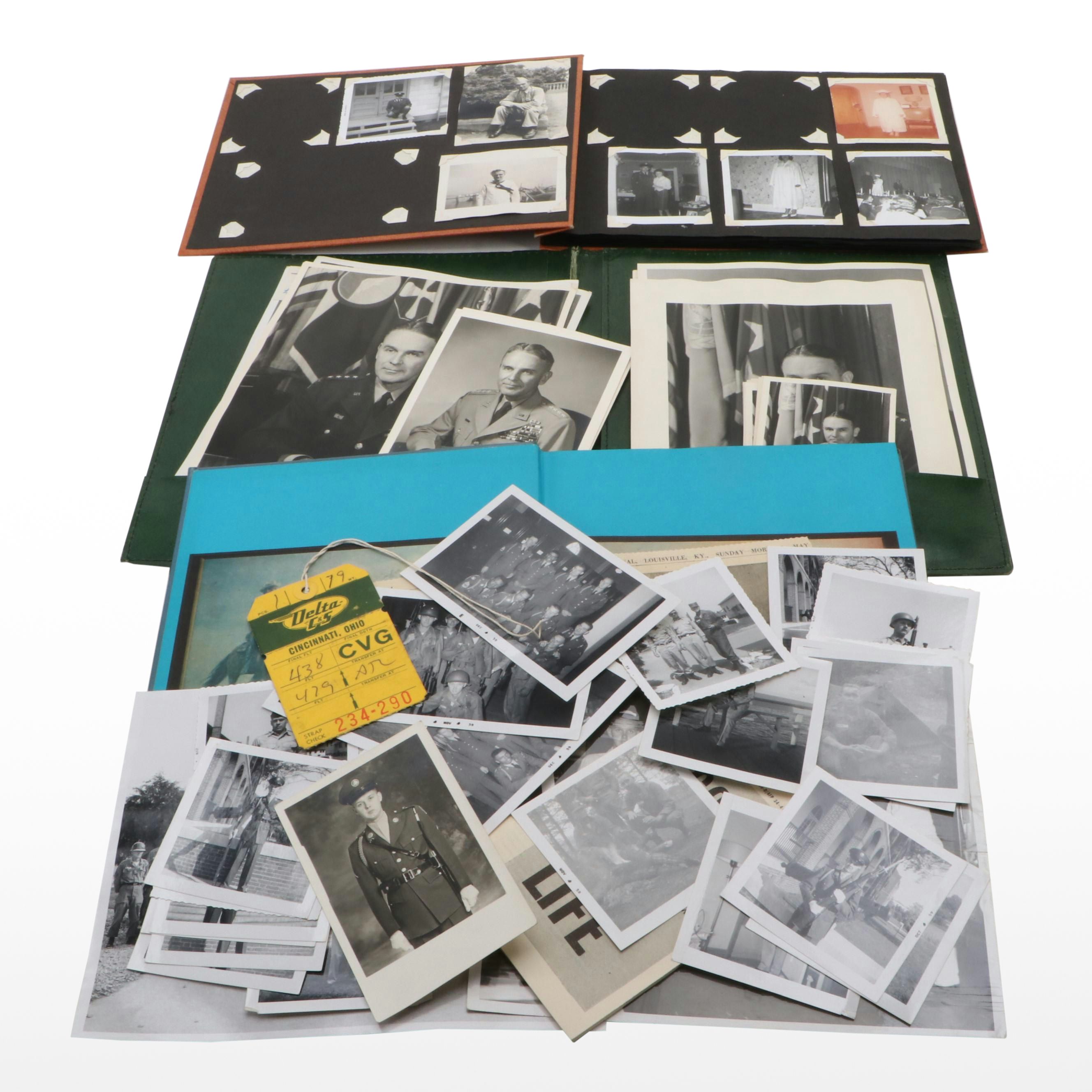 U.S. Army Training Center Fort Knox Book with Other Military Ephemera and Photos