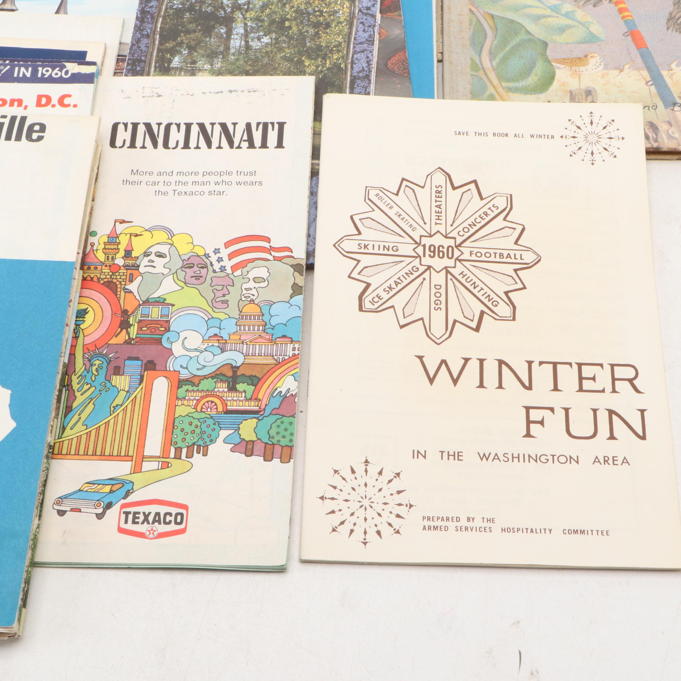 Washington D.C. Guides and Militaria, & Vintage Maps of America