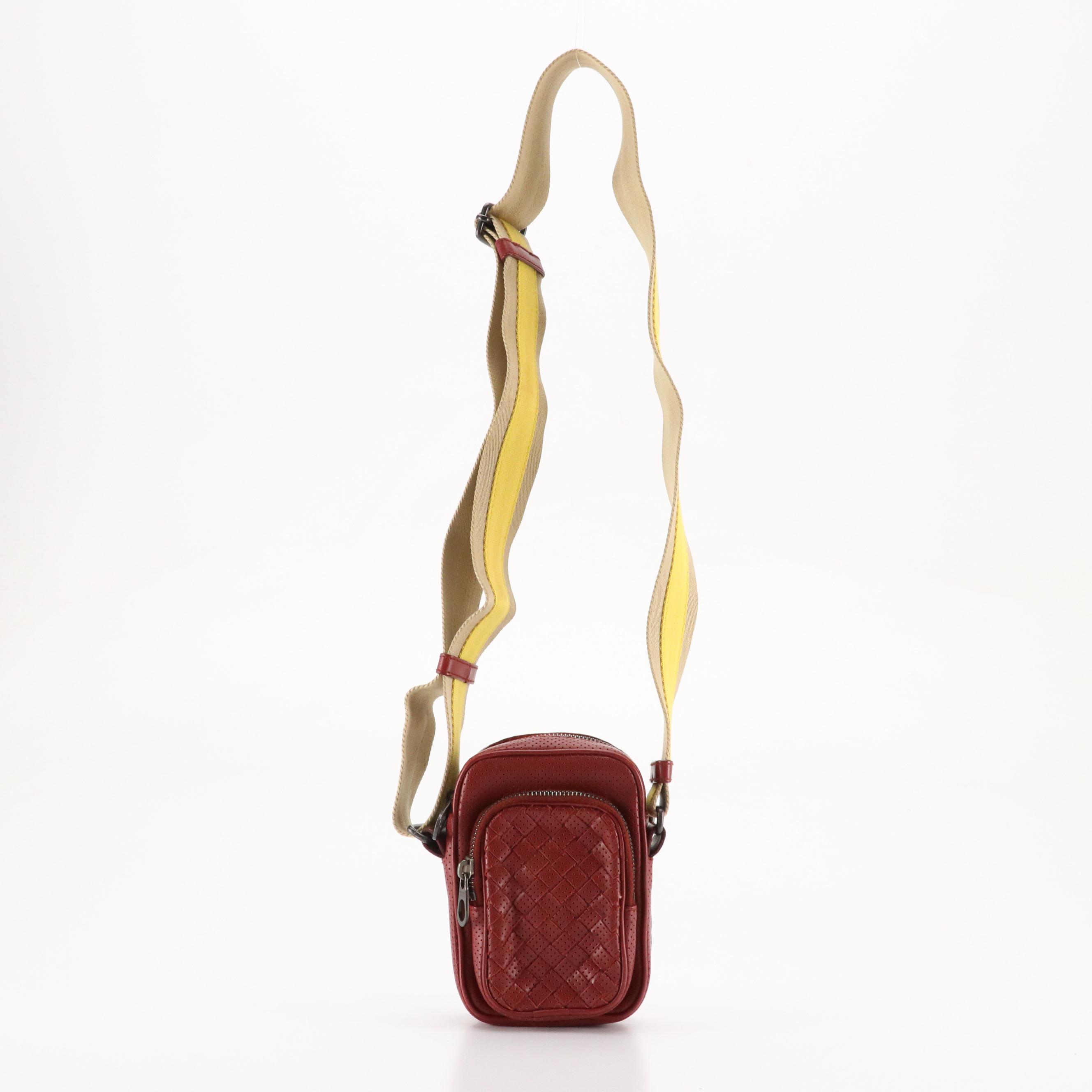 Bottega Veneta Perforated Intrecciato Leather Camera Bag