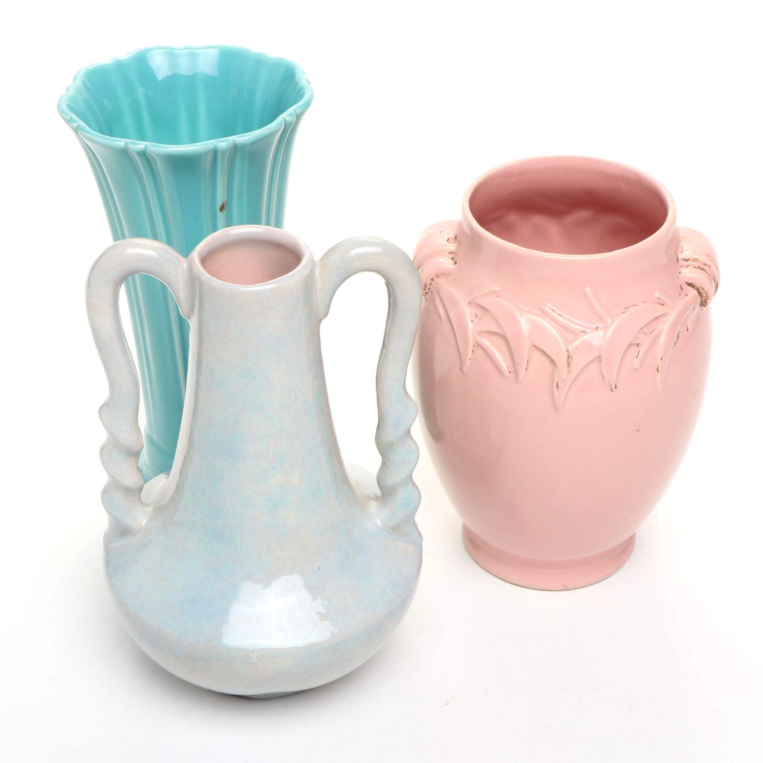 McCoy Pottery, Gonder, and Homer Laughlin Ceramic Vases