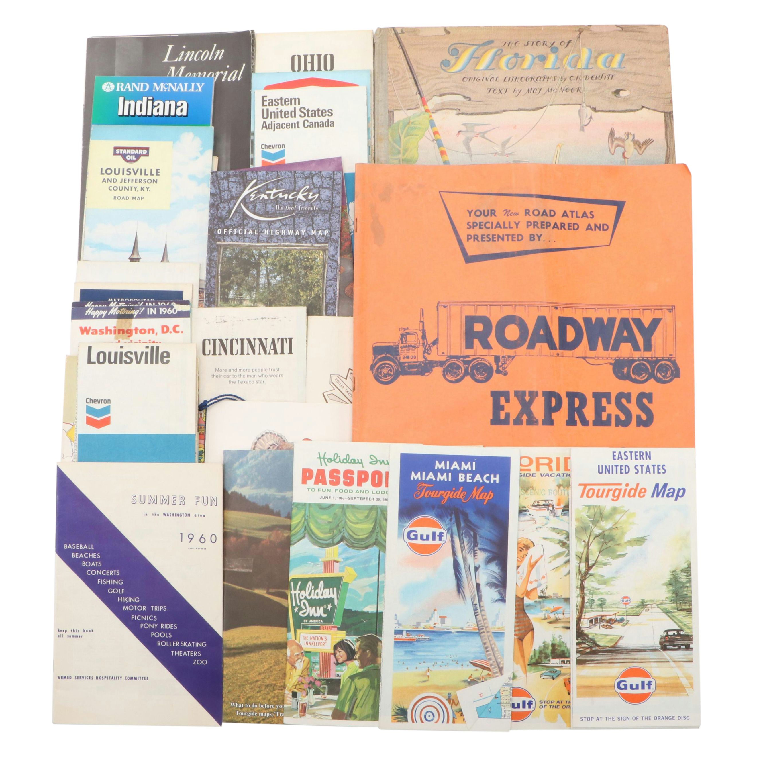 Washington D.C. Guides and Militaria, & Vintage Maps of America