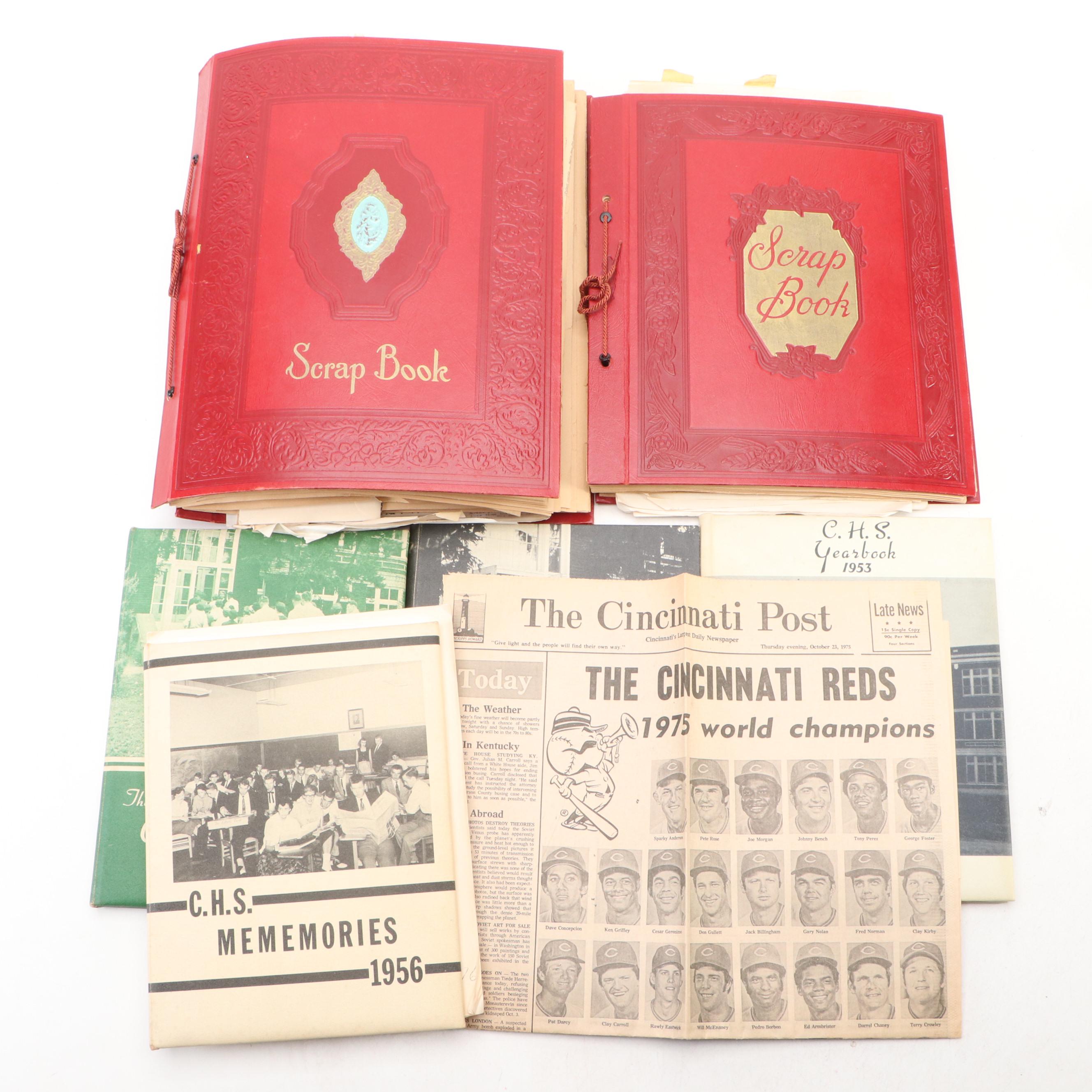 Carrollton High School with Other Yearbooks and World War II Era Ephemera