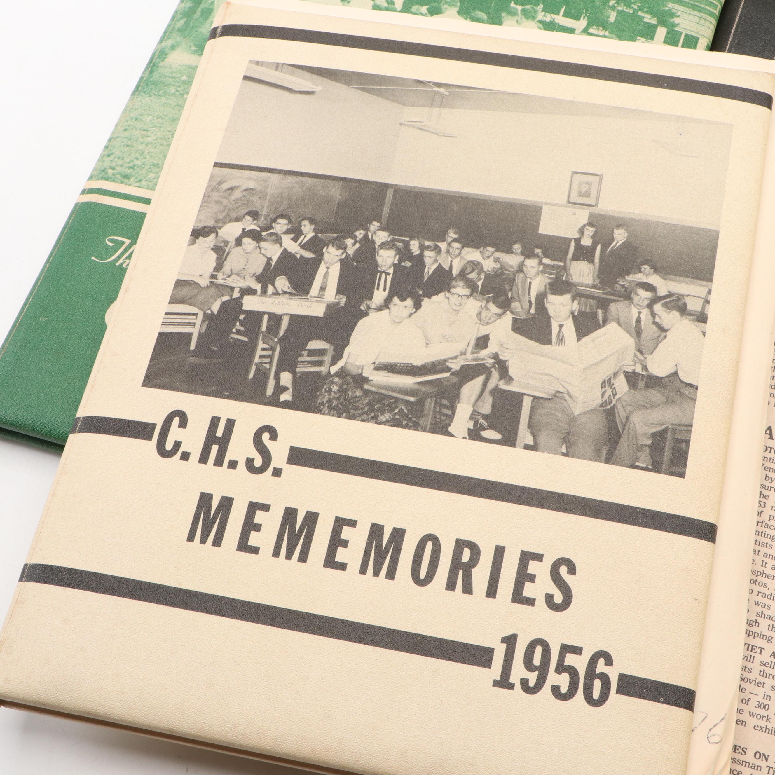Carrollton High School with Other Yearbooks and World War II Era Ephemera