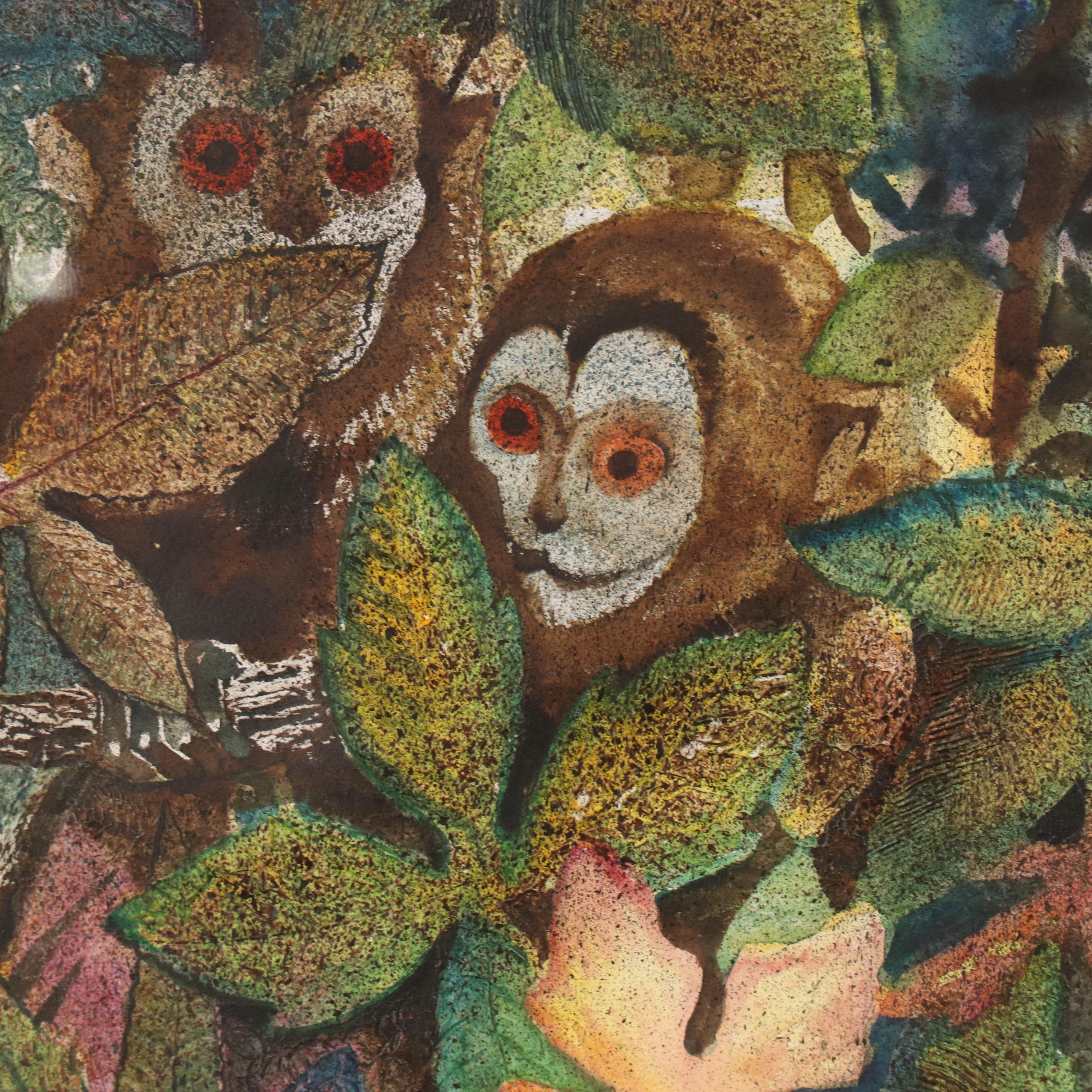 Porro Rainforest Mixed Media Composition