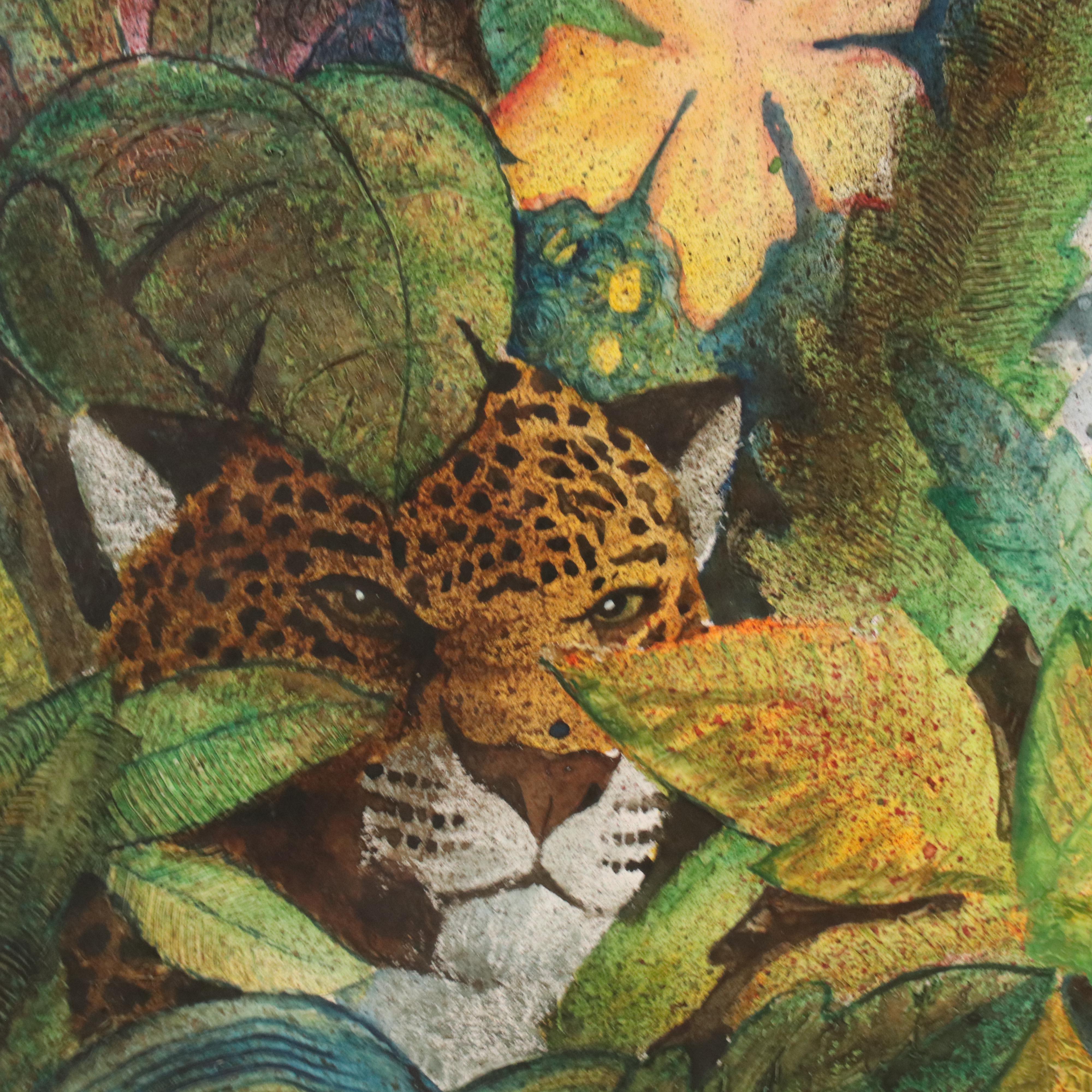 Porro Rainforest Mixed Media Composition