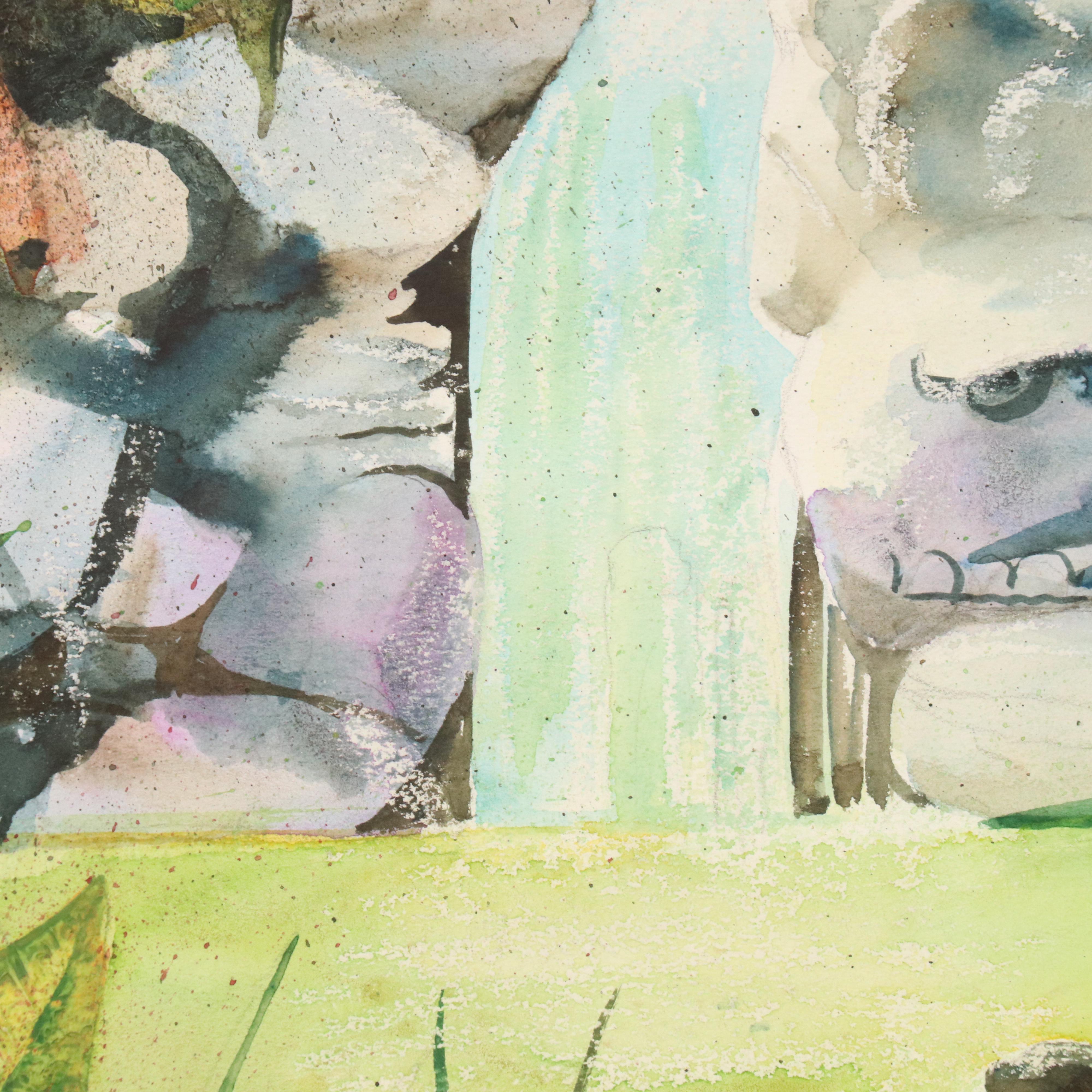 Porro Rainforest Mixed Media Composition