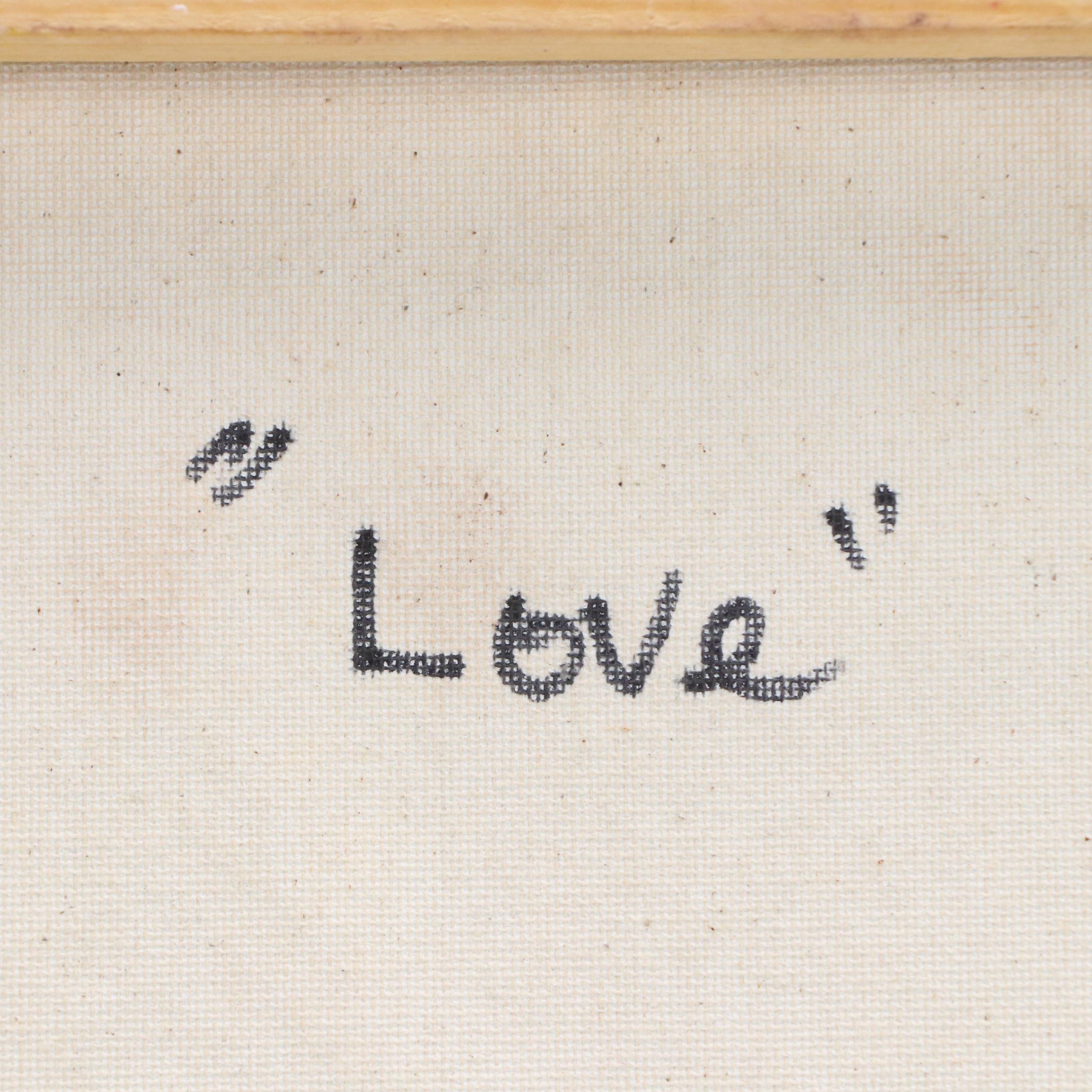 Abiola Idowu Stylized Portrait Collage "Love," 2023