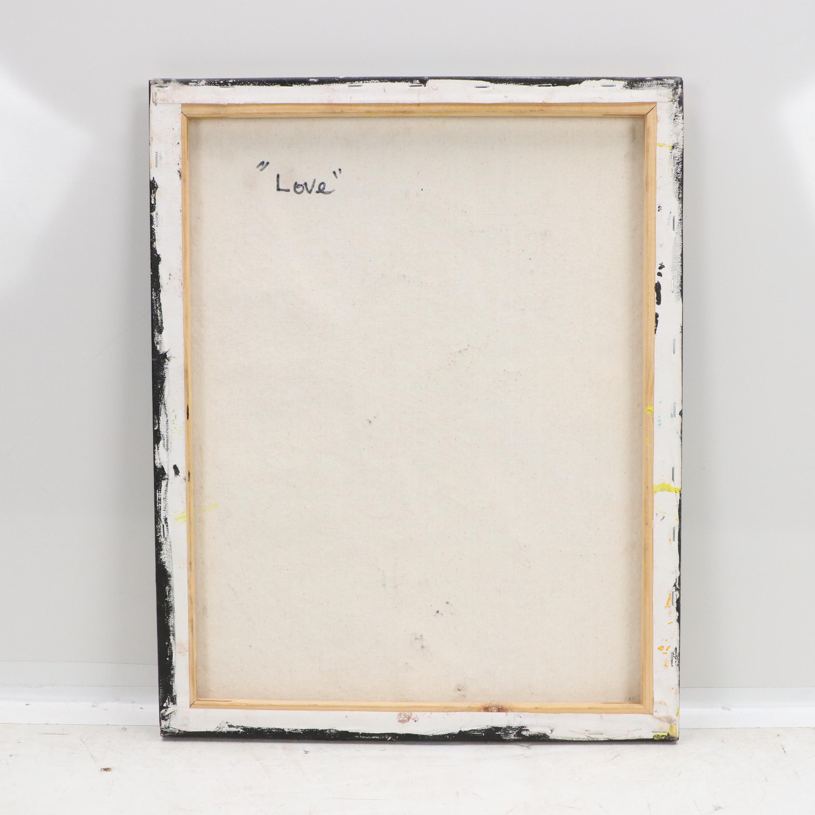 Abiola Idowu Stylized Portrait Collage "Love," 2023