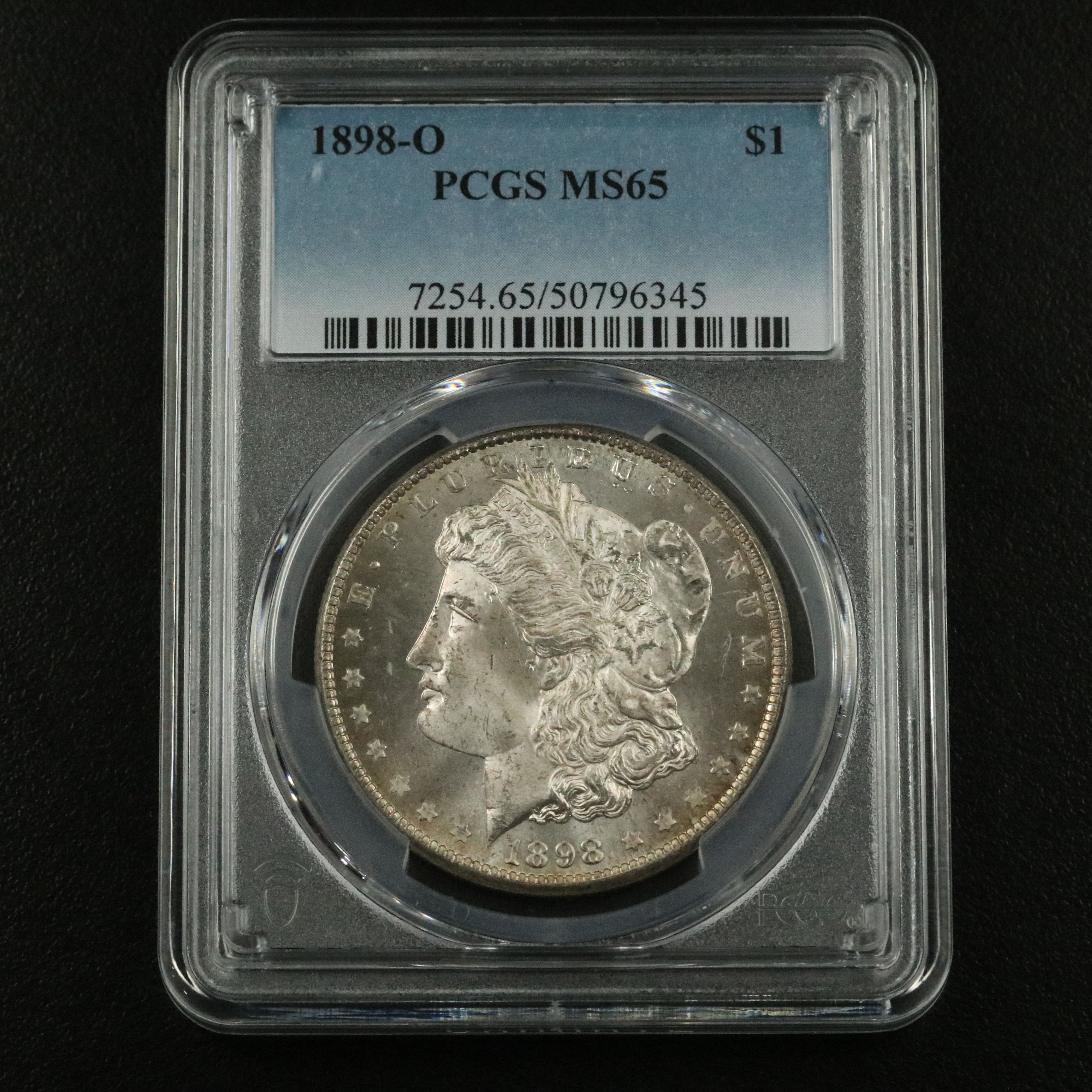 PCGS Graded MS65 1898-O Morgan Silver Dollar