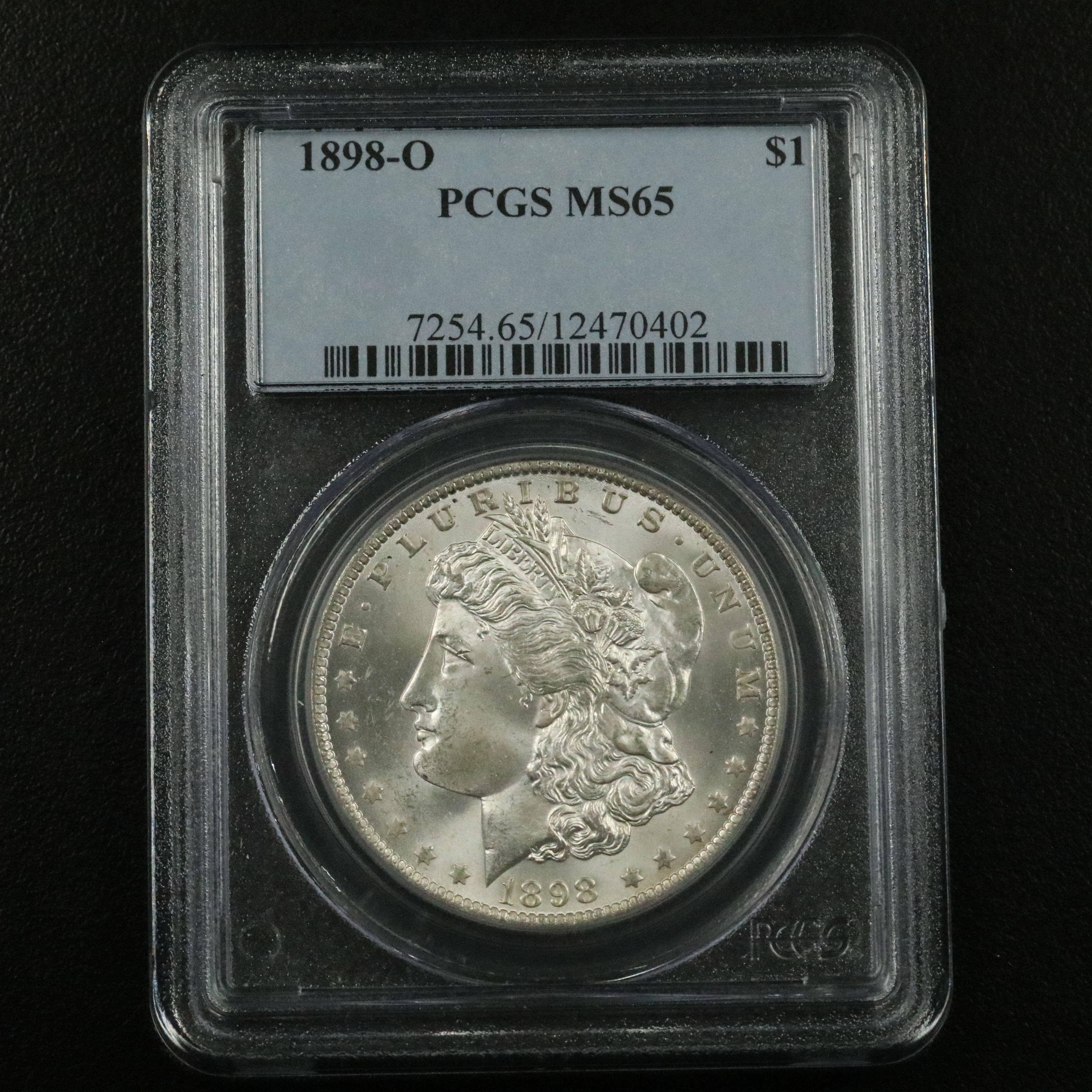 PCGS Graded MS65 1898-O Morgan Silver Dollar